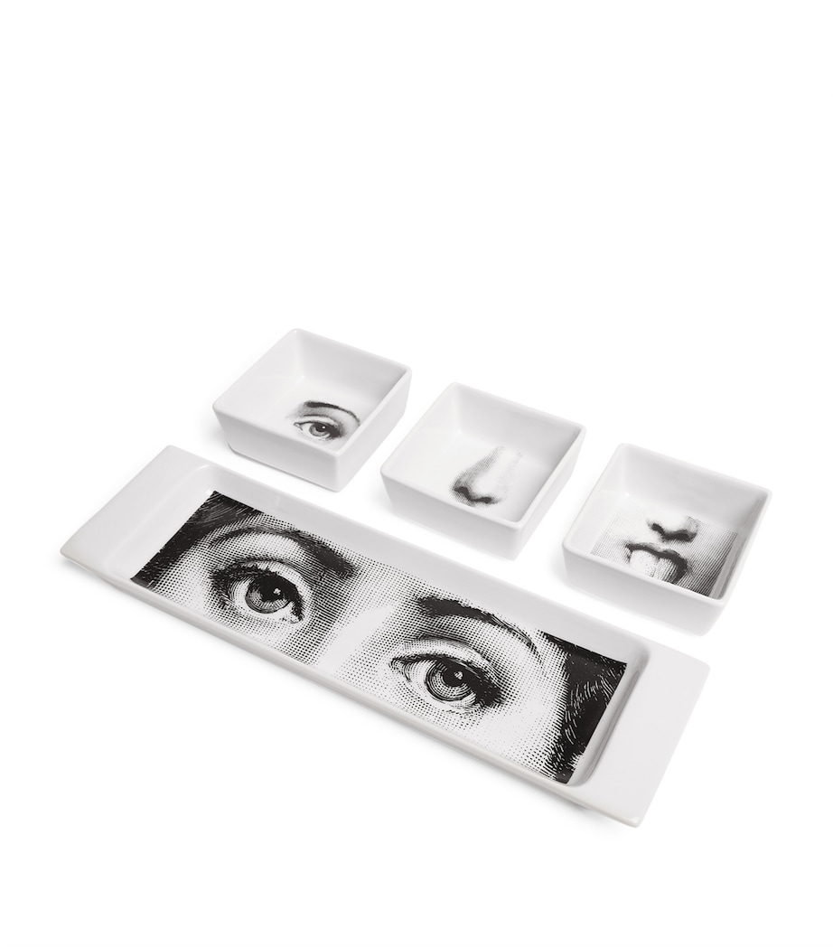 Fornasetti Porcelain Tema e Variazioni Appetizer Set Image 2