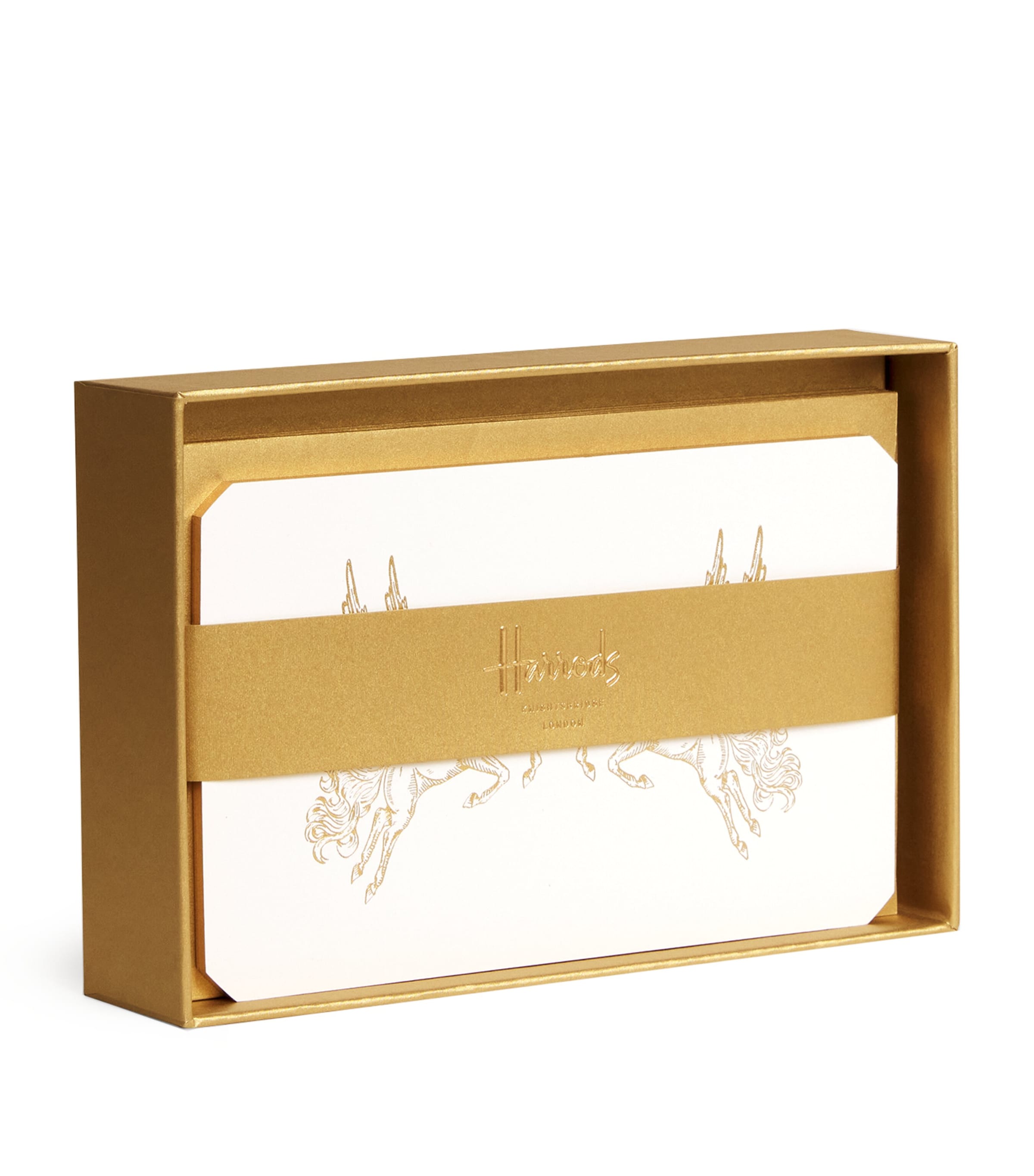 Harrods Correspondence Set In Gold