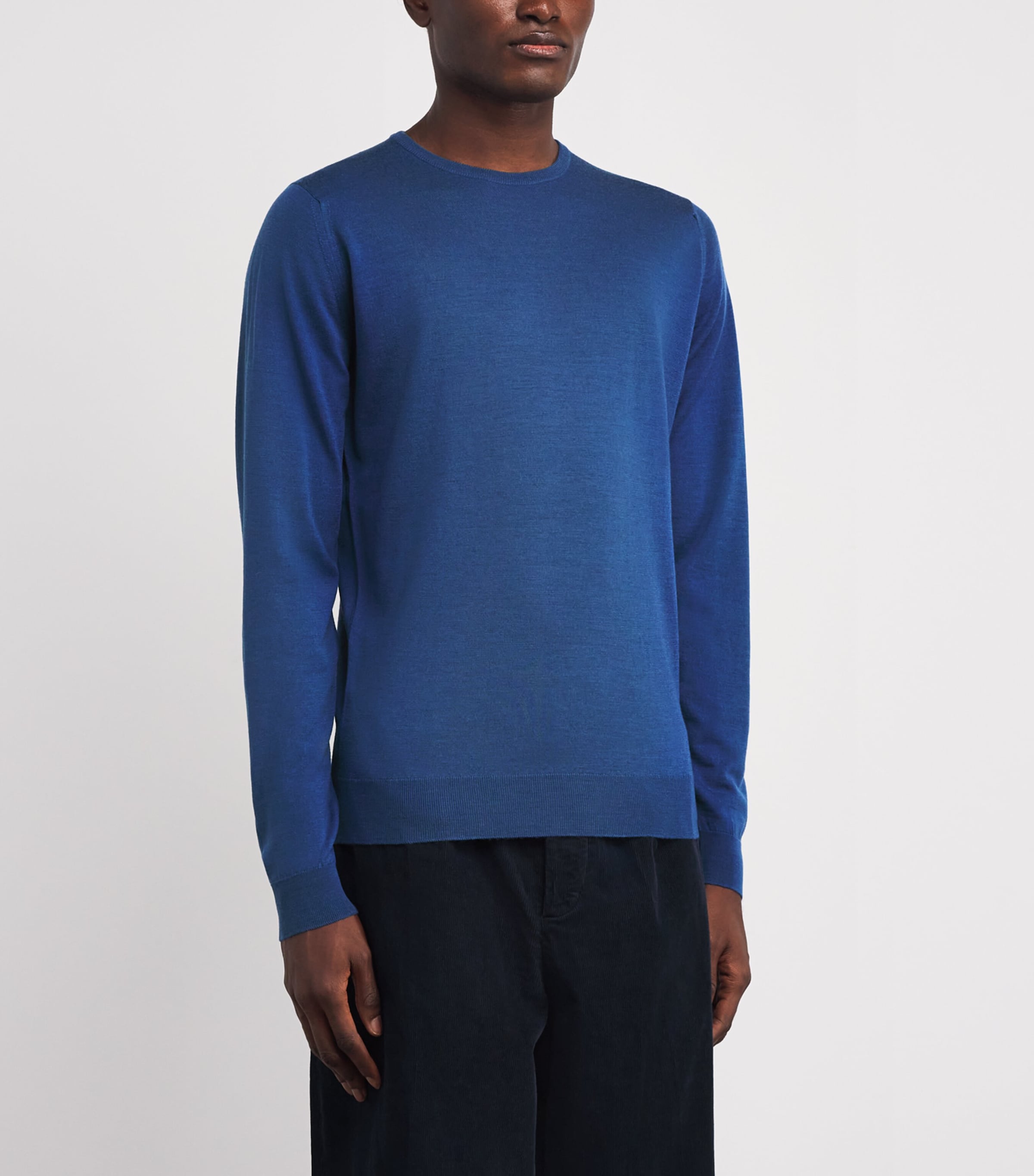 Merino Wool Sweater CHARLES BLUE Image 3