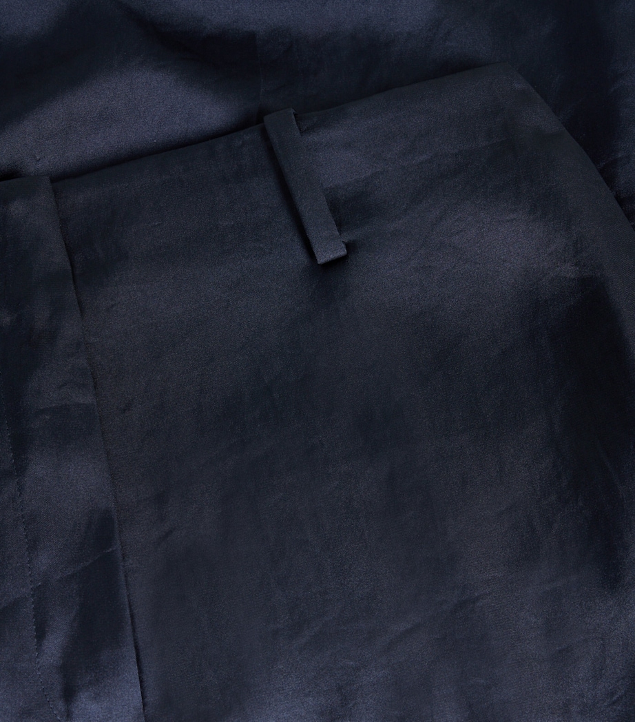 Classic Wide-Leg Tailored Trousers  XLV NOCTURNE NAVY Image 2