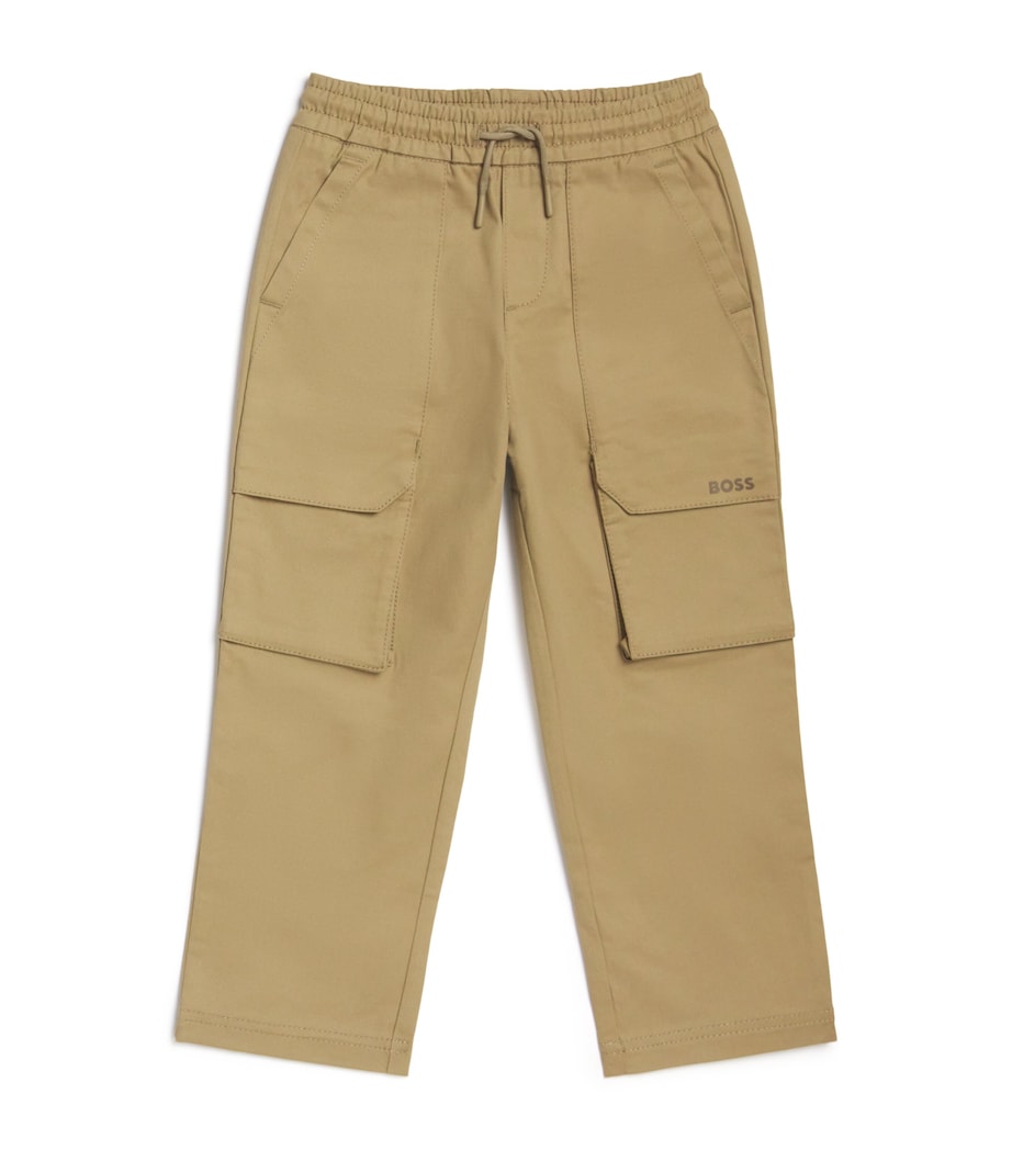 Elasticated Chino Trousers (4-16 Years) 295DARK STONE Image 1