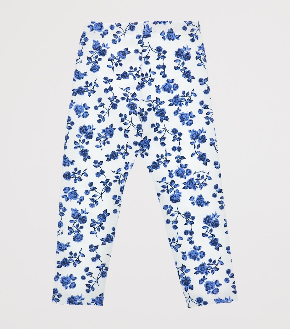 Floral Leggings (2-12 Years) PANNA+BLU Image 2