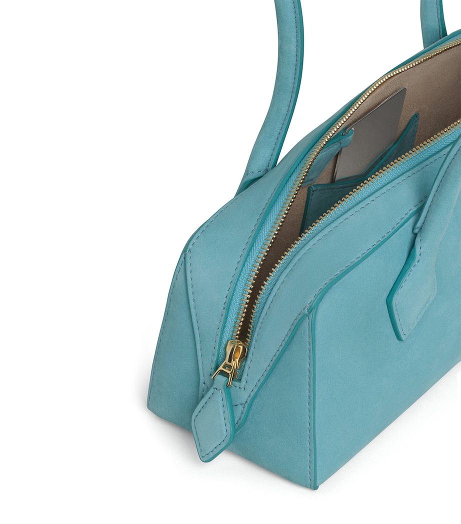 Alaïa Medium Nubuck Le Teckel Shoulder Bag Apatite Image 3