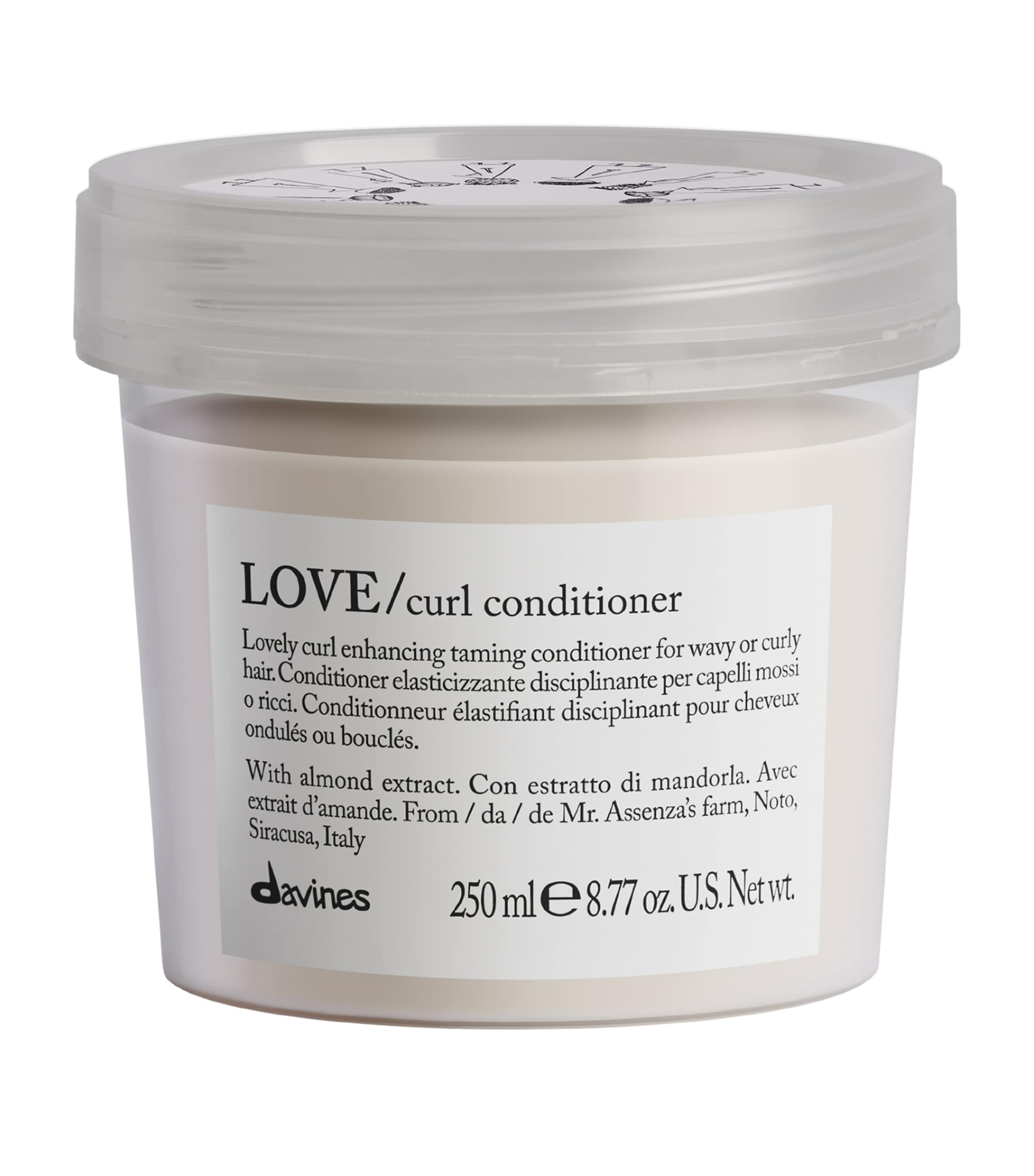 Davines Love Curl Conditioner In White