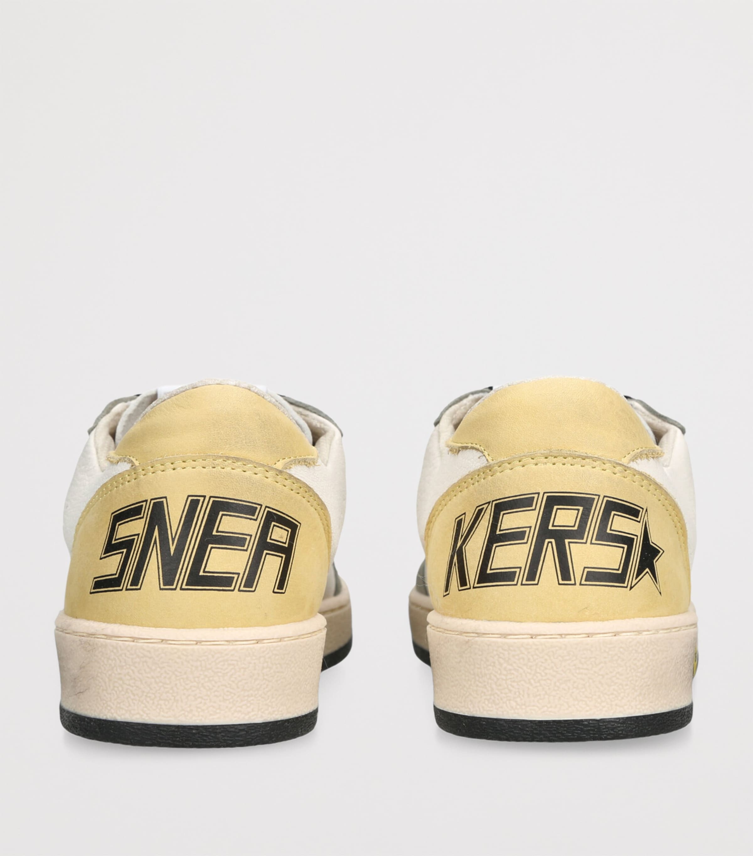 Leather Ball Star Sneakers KHAKI Image 2