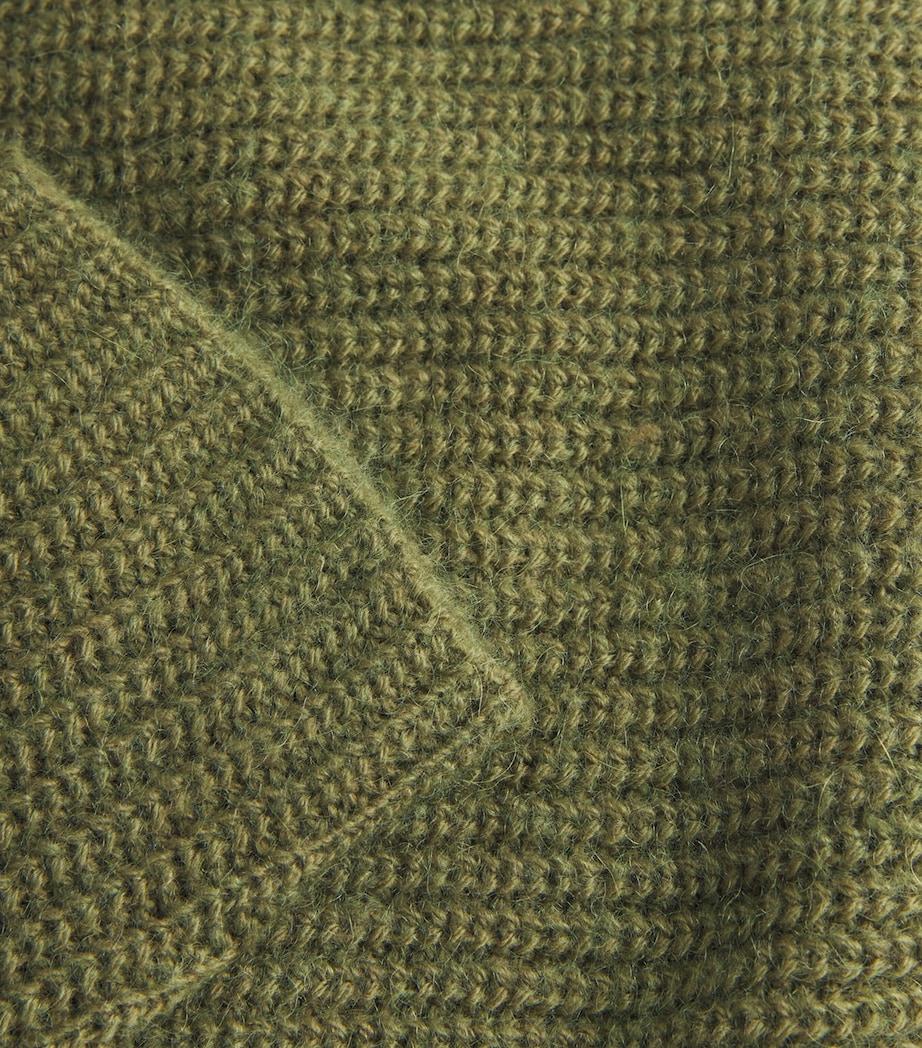 Round-Neck Sweater OLIVE GREEN Image 5