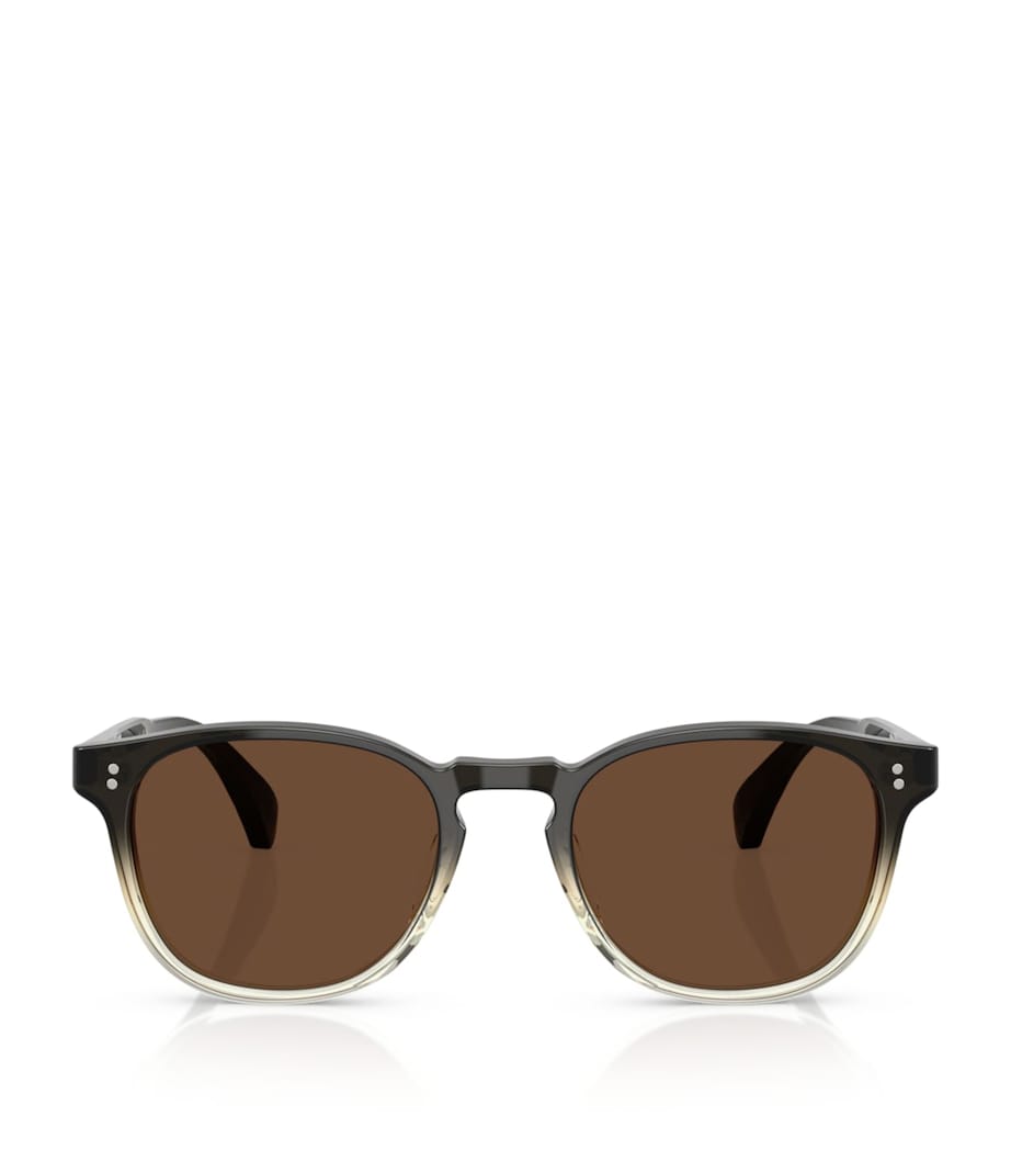 Oliver Peoples Finley Esq. Round Sunglasses Black Image 1