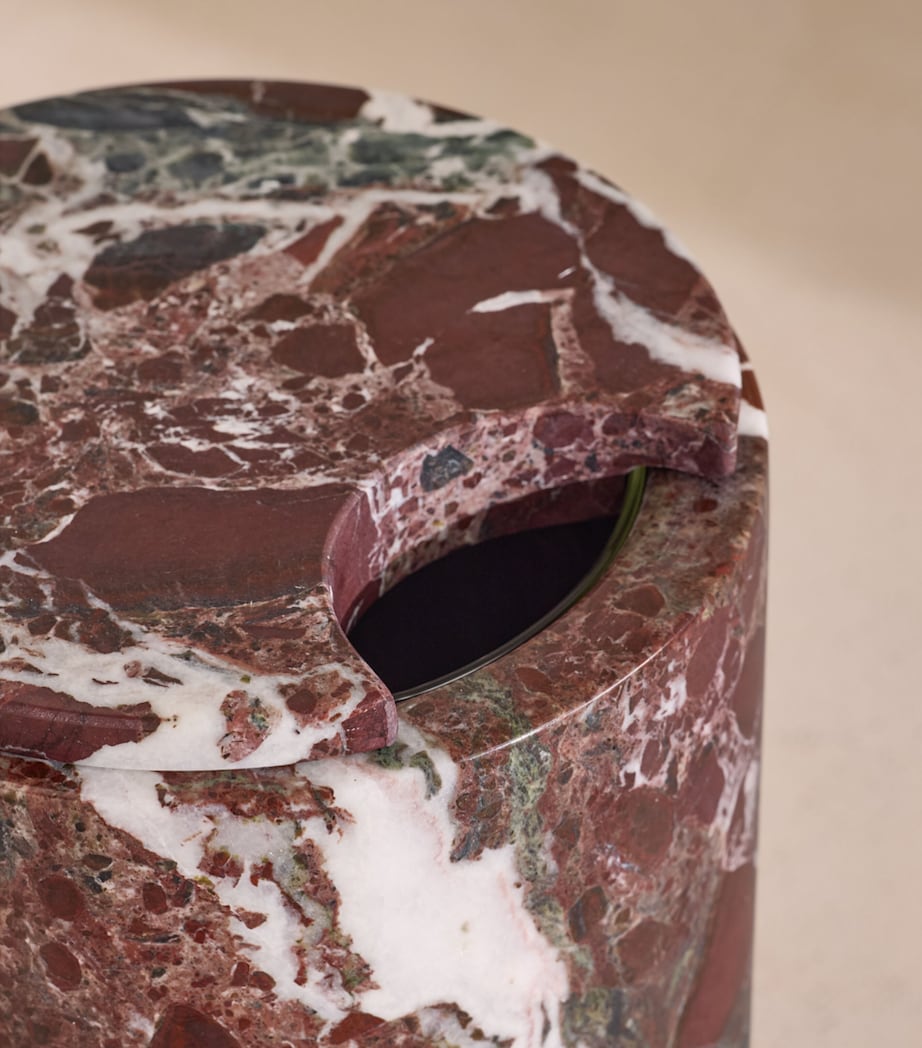 Marble Pavel Lidded Ice Bucket (21cm) NO COLOUR Image 4