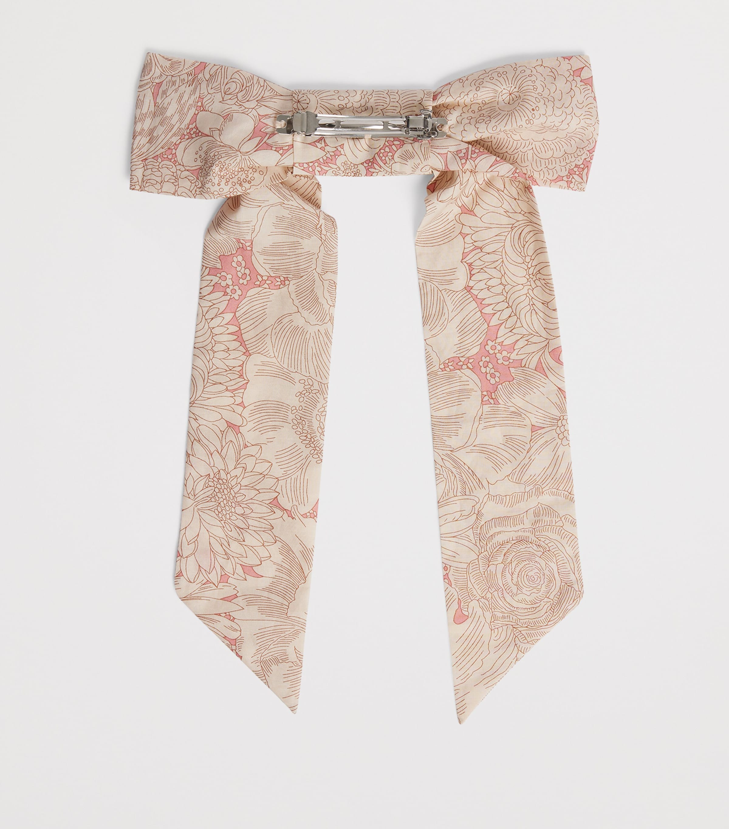 Bonpoint Organic Cotton Domina Hair Clip Fl Rose Moyen Image 2