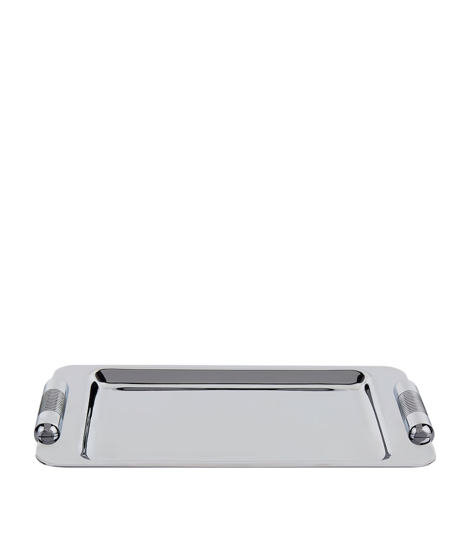 Cylinder Chrome Tray SILVER Image 1
