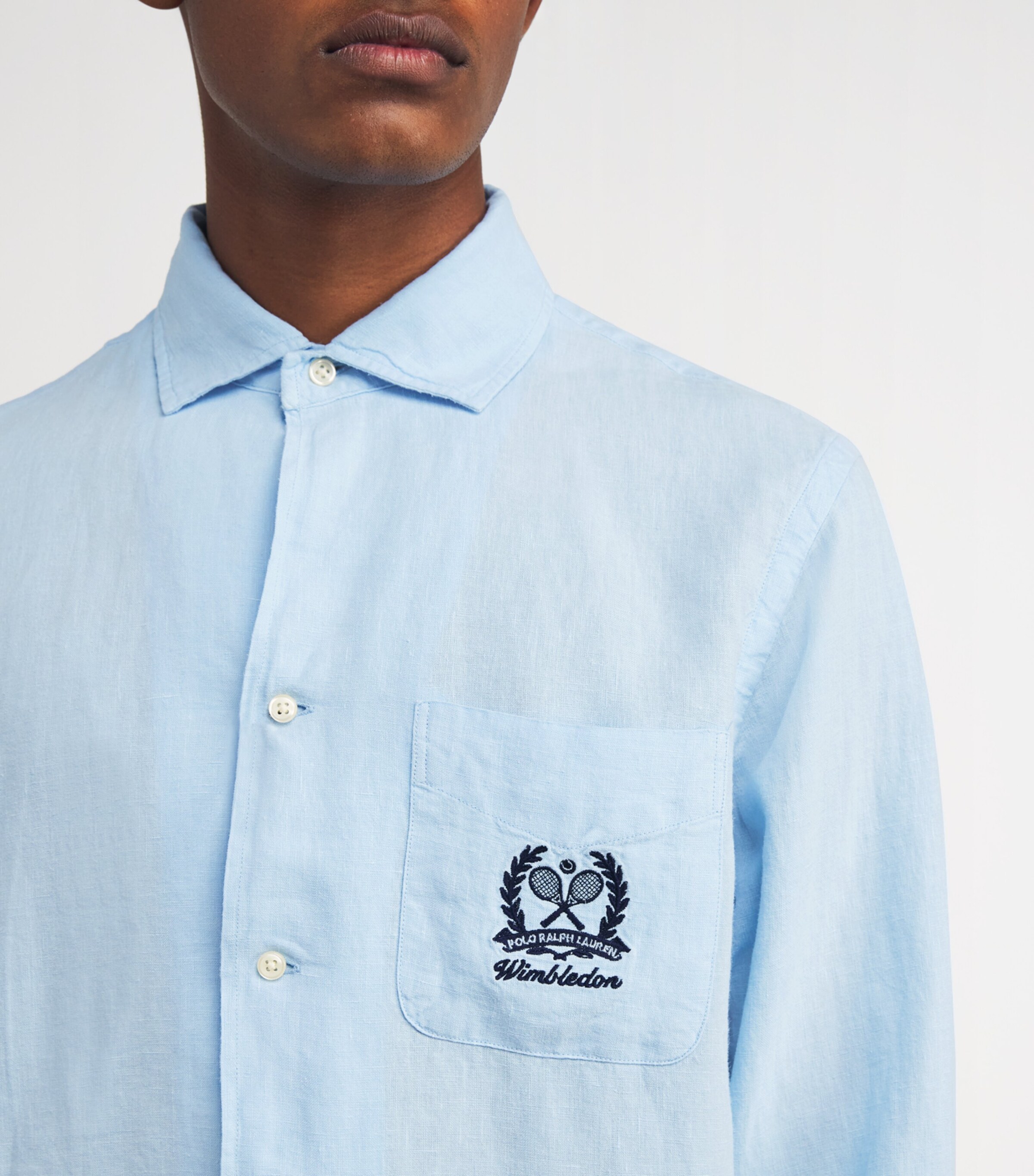 Polo Ralph Lauren x Wimbledon Linen Logo Crest Shirt