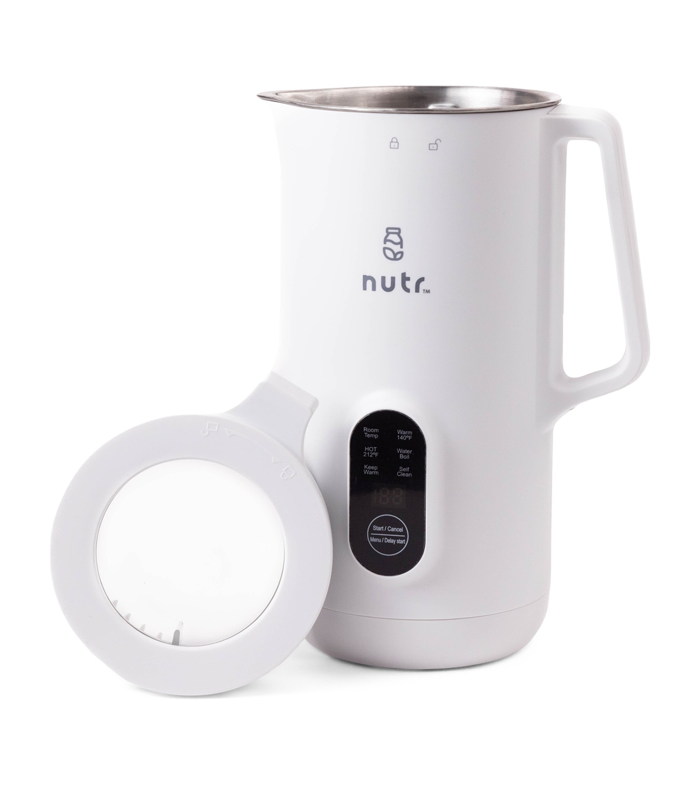 UK Exclusive Single-Serve Nut Milk Machine (350ml) WHITE Image 3
