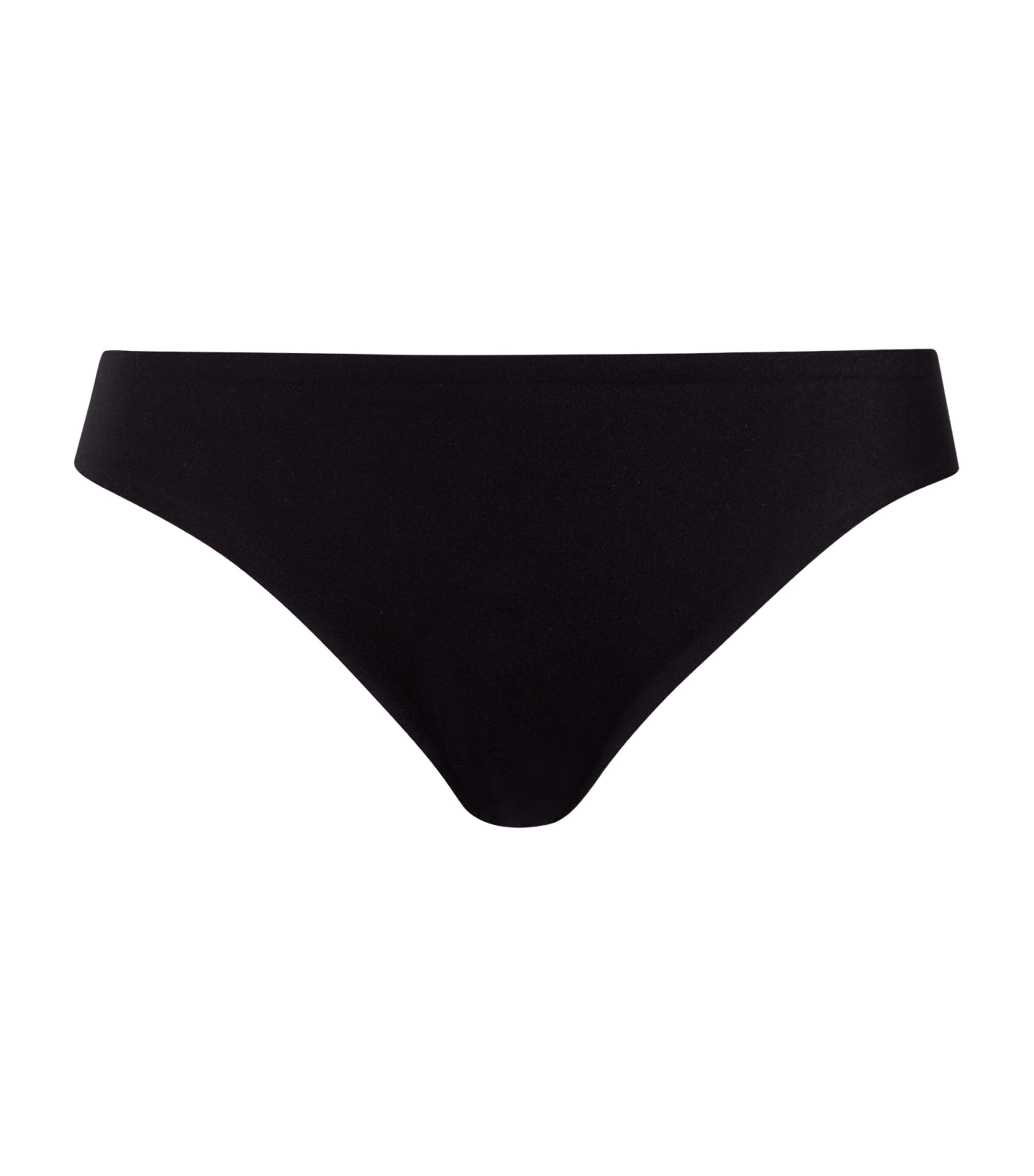 Hanro Womens Invisible Touch Mini Briefs Black Image 1