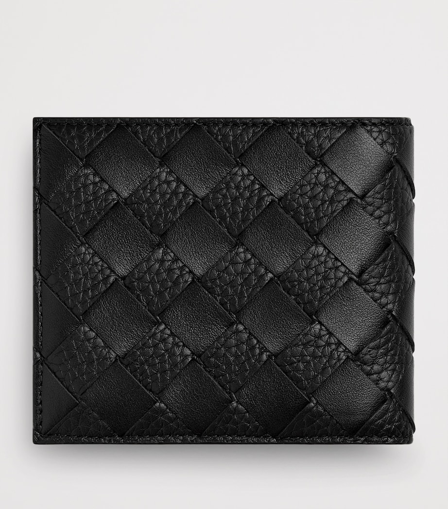 Leather Intrecciato Bifold Wallet 8803 Image 3