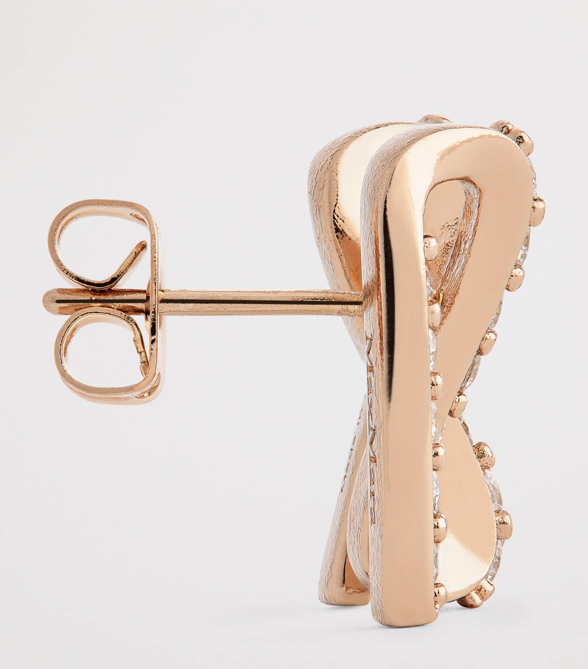 Embellished 'M' Brooch BRONZE Image 4