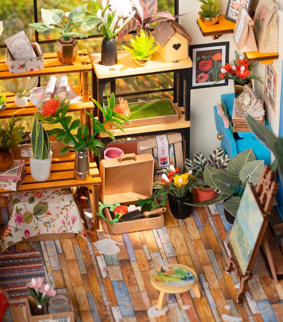 Wooden Cathy's Flower House Kit MULTI Image 4