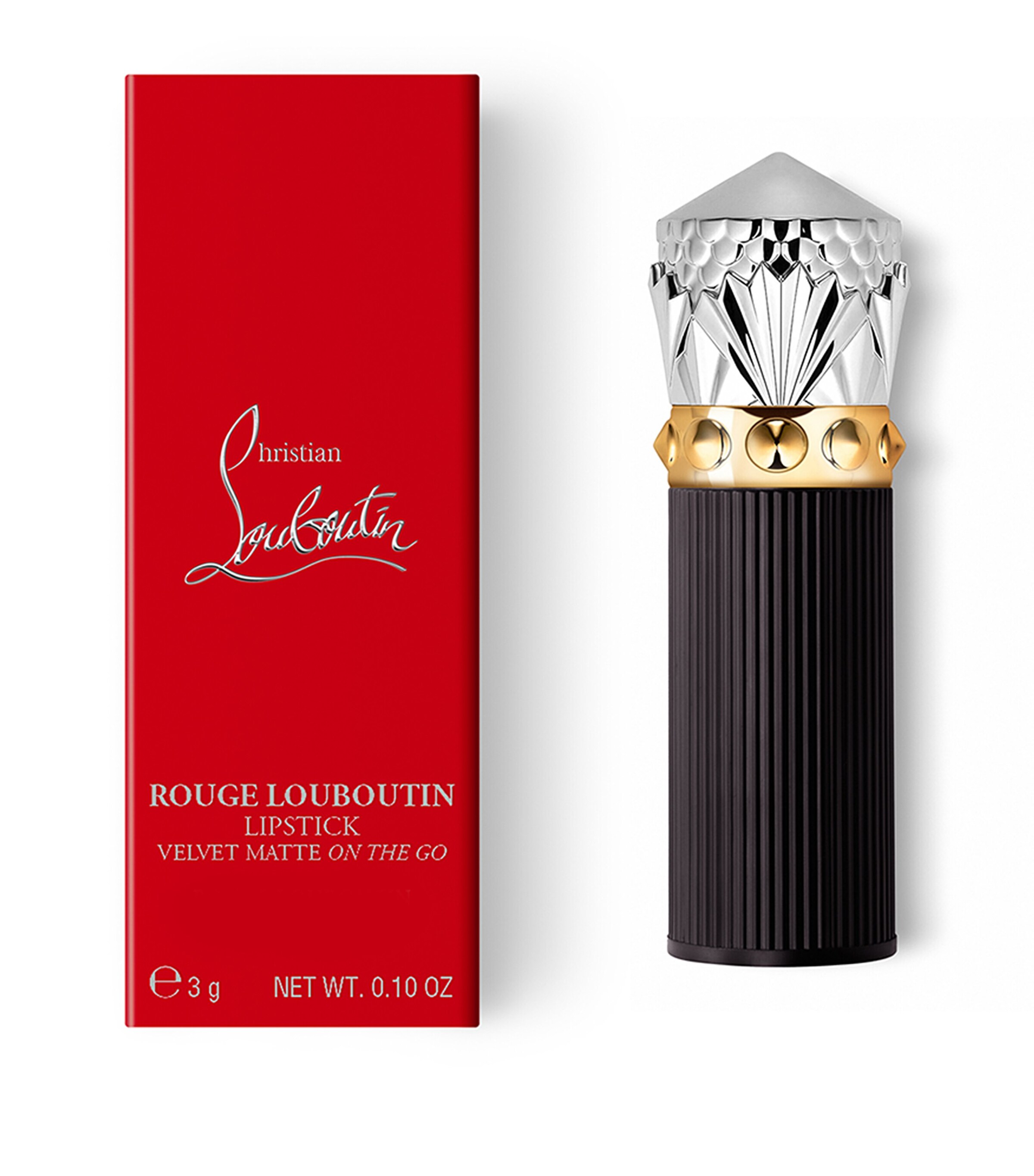 Rouge Louboutin Velvet Matte On-The-Go Lipstick ROSE EXHIBIT 888M Image 7