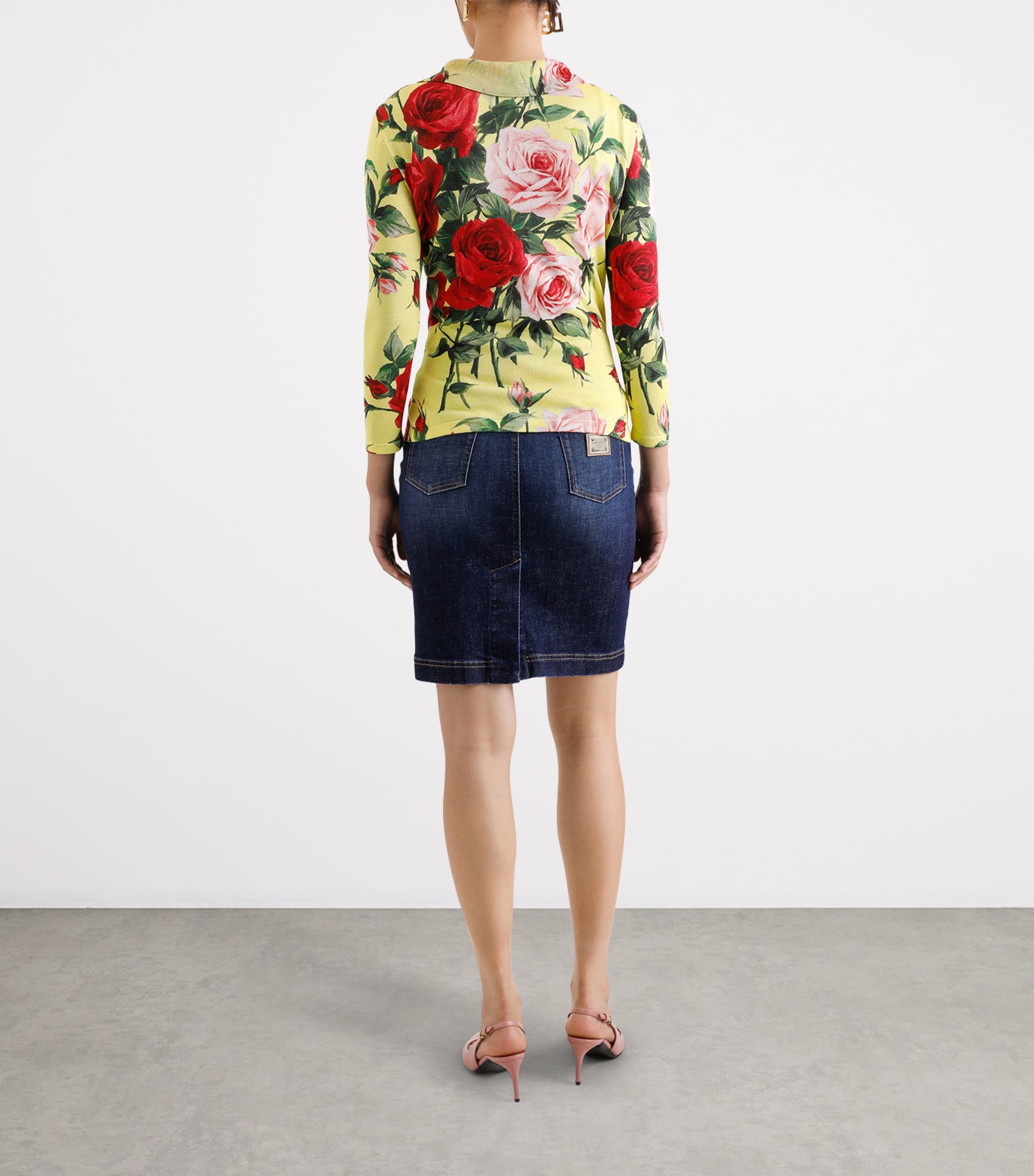 Silk Floral Cardigan HG5JD-BOUQUET Image 2