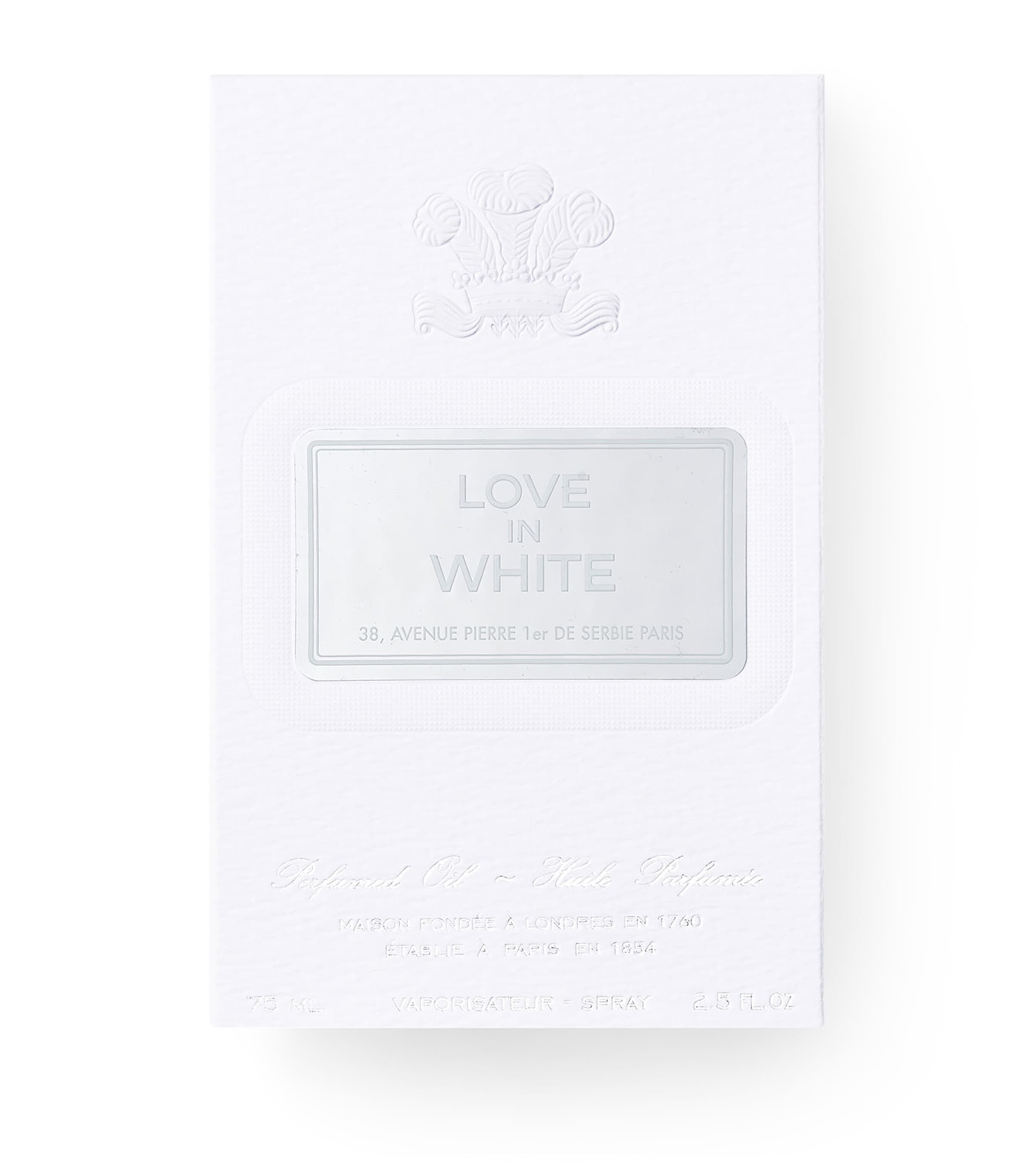 Love in White Body Oil NO COLOUR Image 2