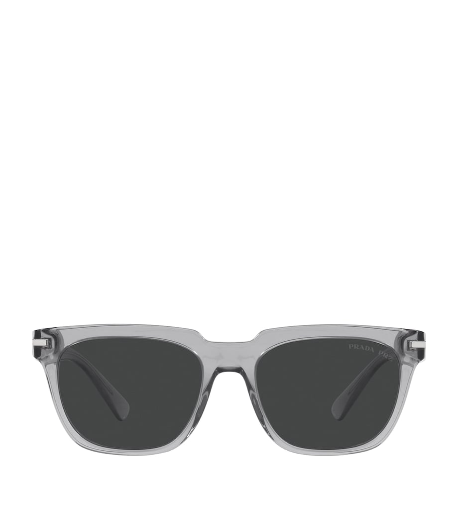 Clear Acetate Wayfarer Sunglasses 08U08G Image 1