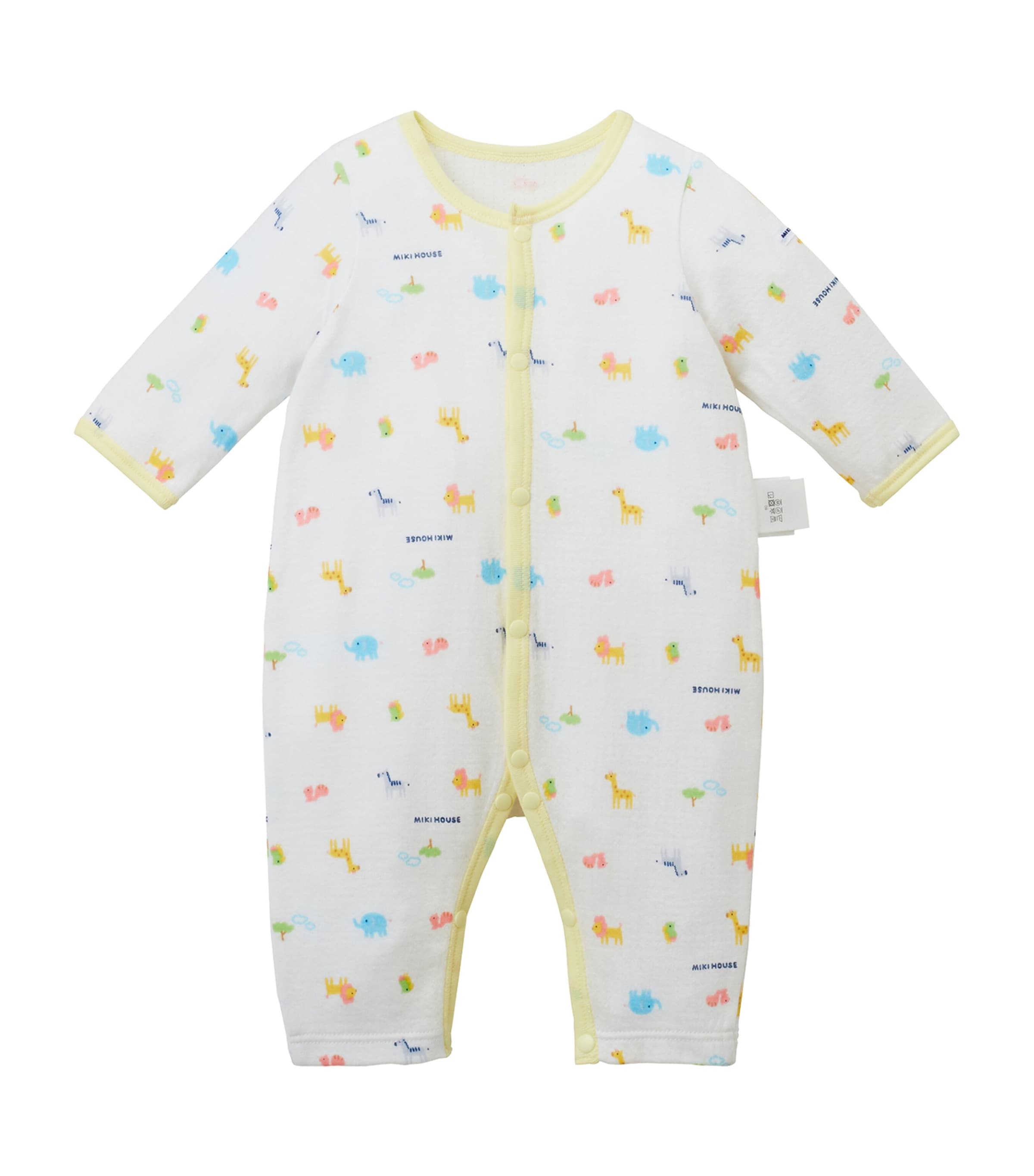 Miki House Elephant Print All-in-one