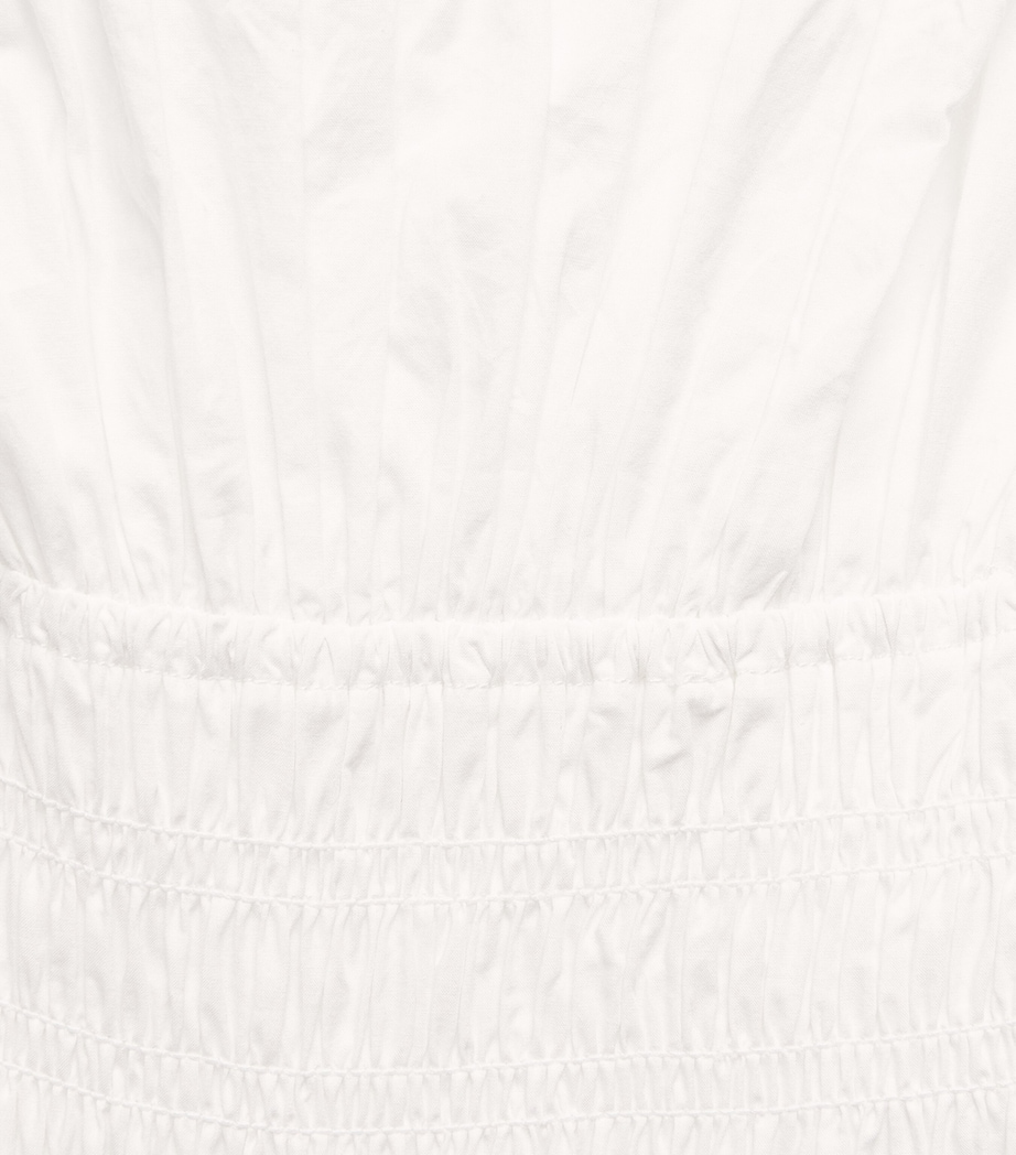 DÔEN Womens Organic Cotton Safia Midi Dress Salt Image 6