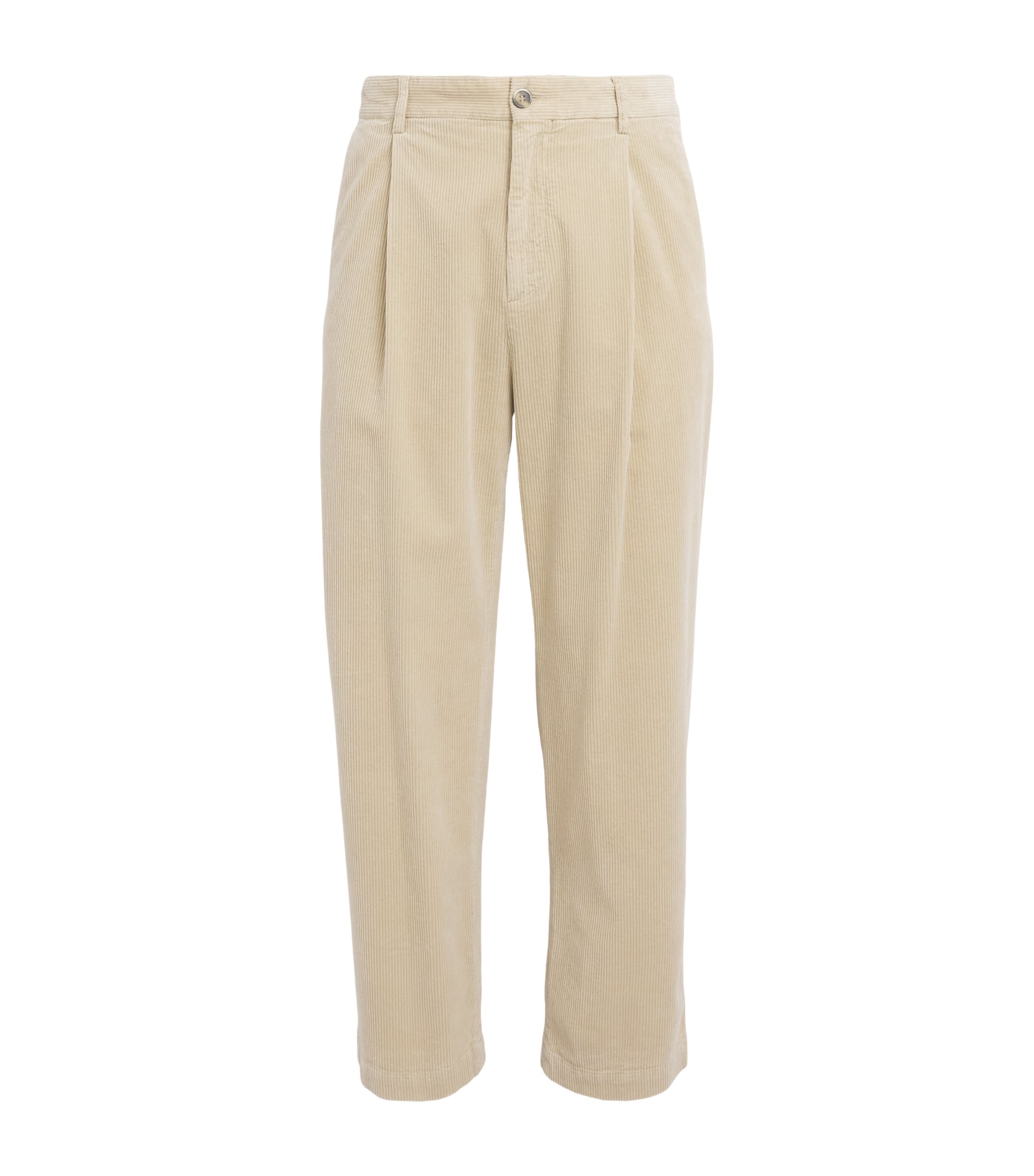 Barena Mens Corduroy Straight Trousers Sasso Image 1