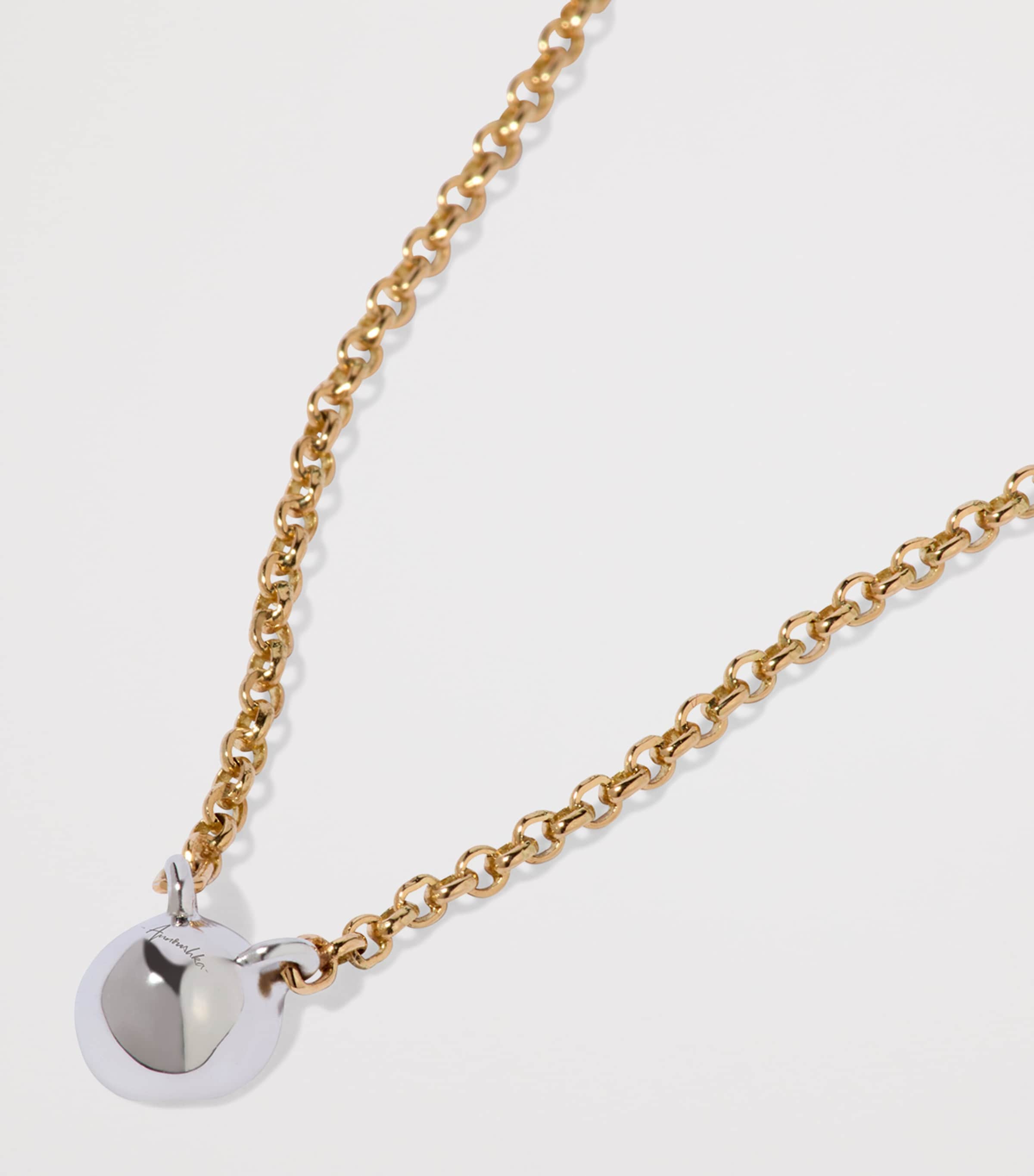 Gold and Diamond Whoopsie Daisy Necklace YELLOW GOLD Image 3