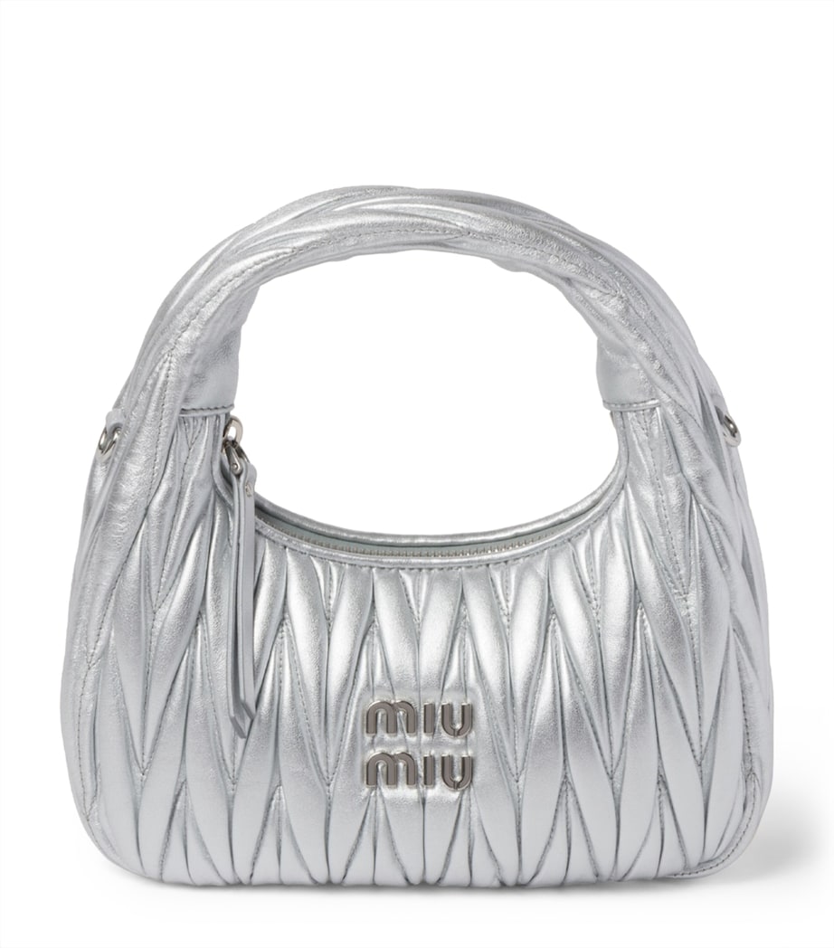 Matelassé Leather Wander Top-Handle Bag F0118 Image 1