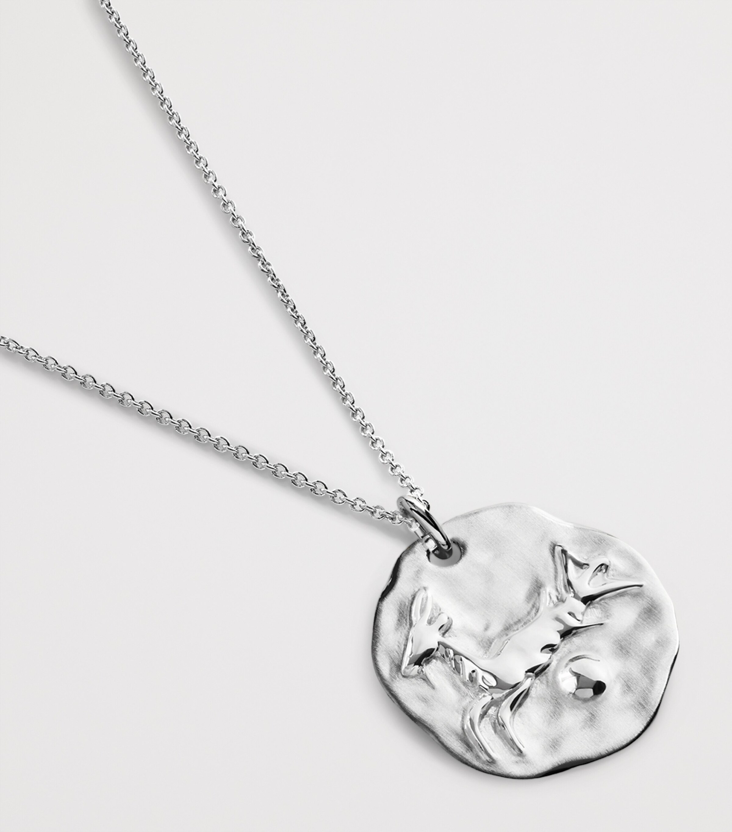 Monica Vinader Sterling Silver Capricorn Zodiac Necklace Sterling Silver Image 2
