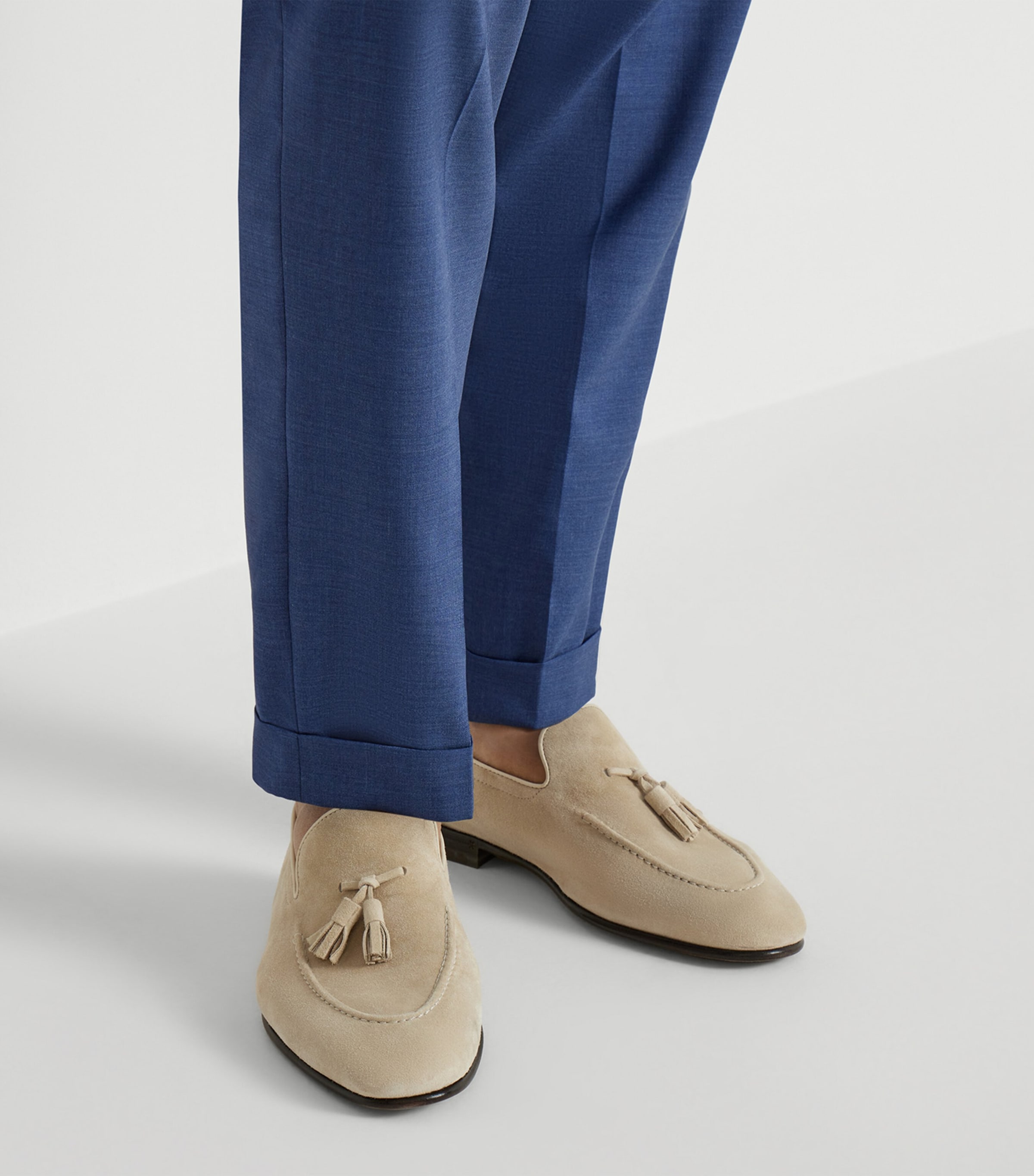 Brunello Cucinelli Suede Tassel Loafers Image 4