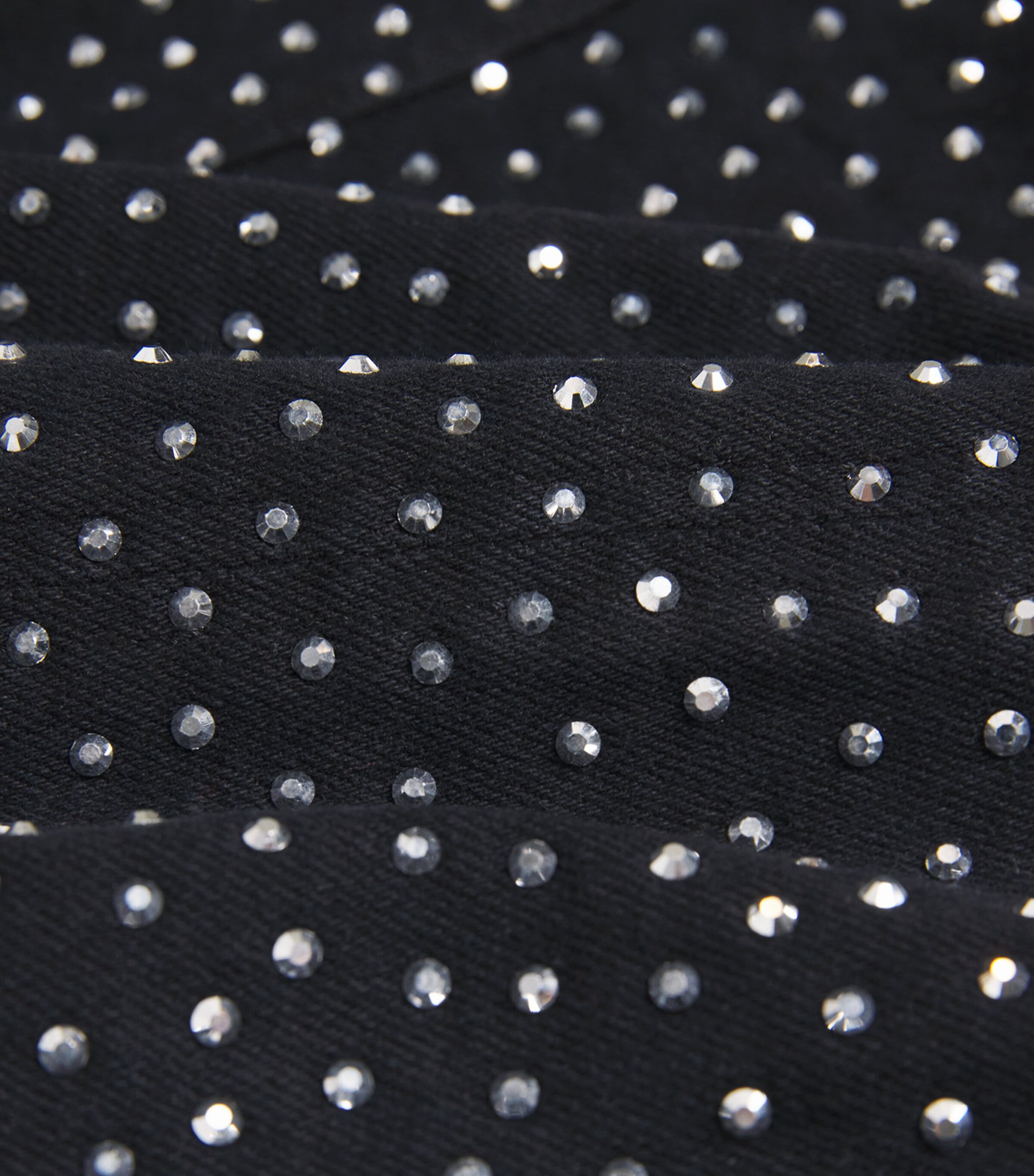 Crystal-Embellished Mini Dress BLACK411 Image 5