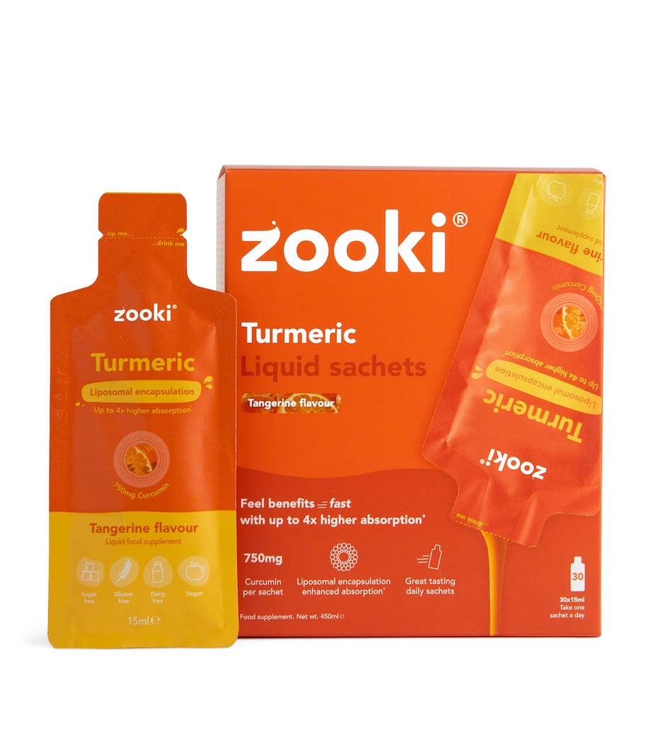 Liposomal Turmeric 750mg Liquid Sachets (Pack of 30) NO COLOU Image 2
