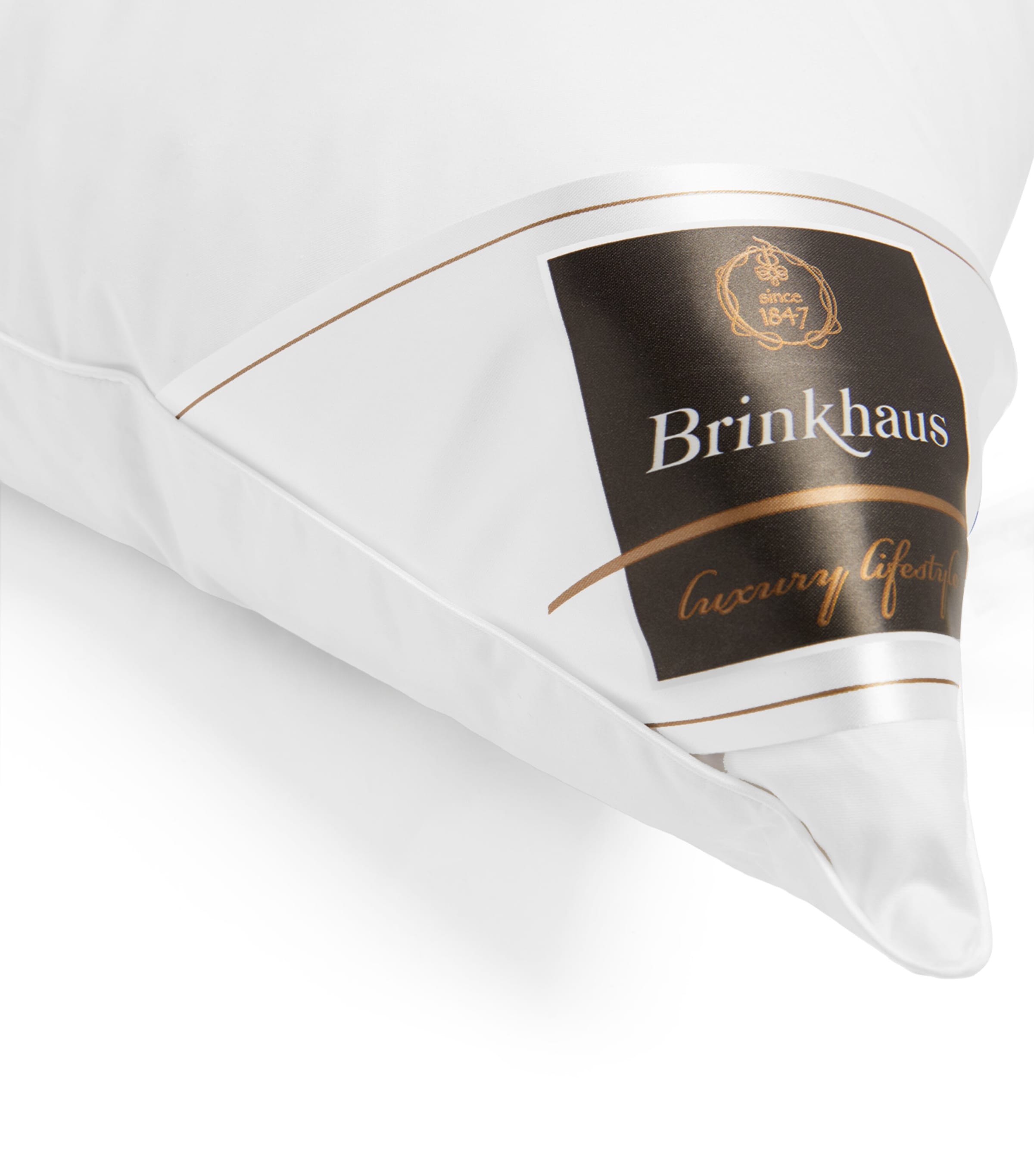 Brinkhaus Firm 90% Goose Down Pillow (50cm x 75cm) White Image 4