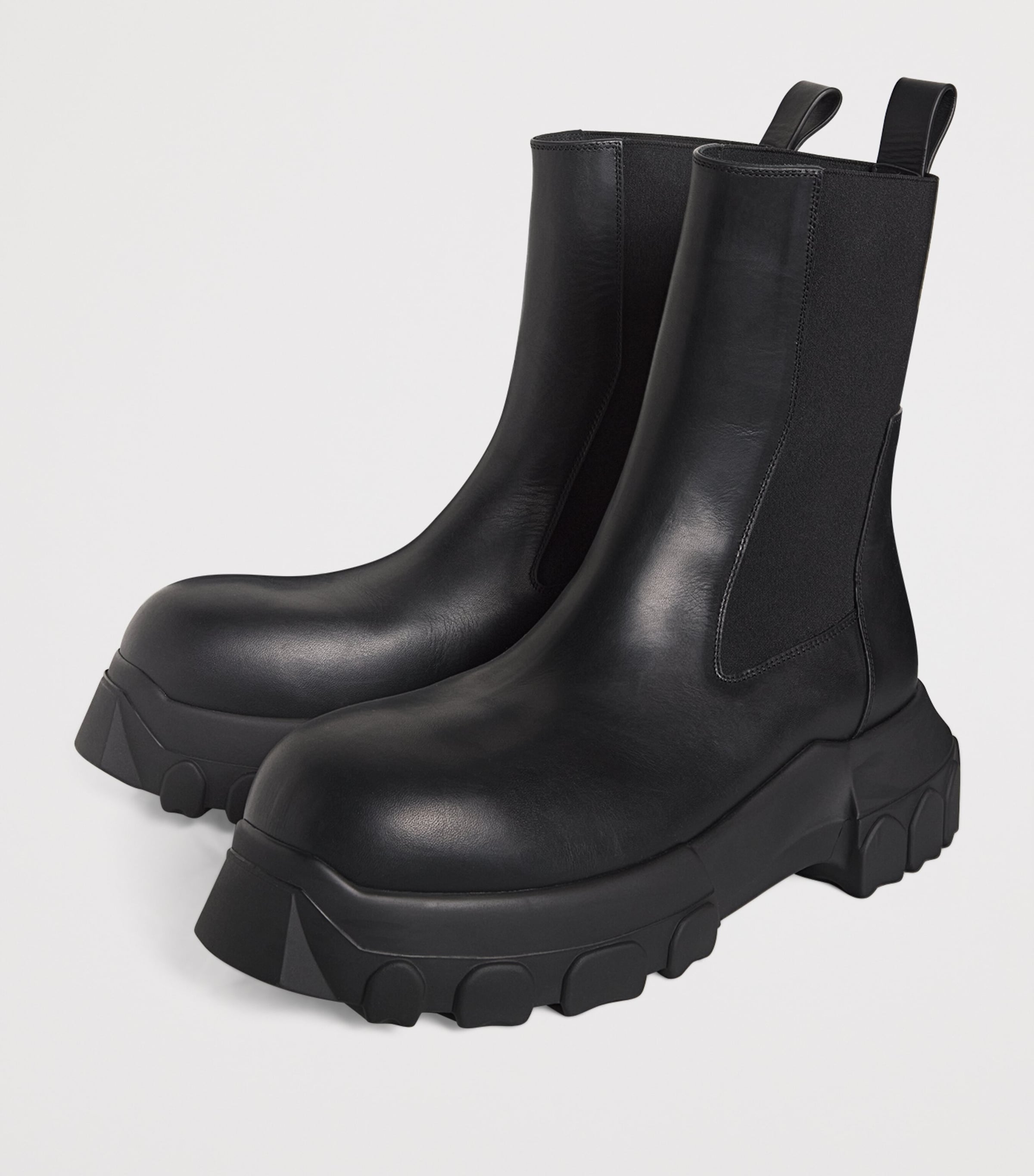 靴 Rick Owens Beatle BOZO Tractor 39 Rick Owens Beatle Bozo Tractor Boots | Black | FARFETCH