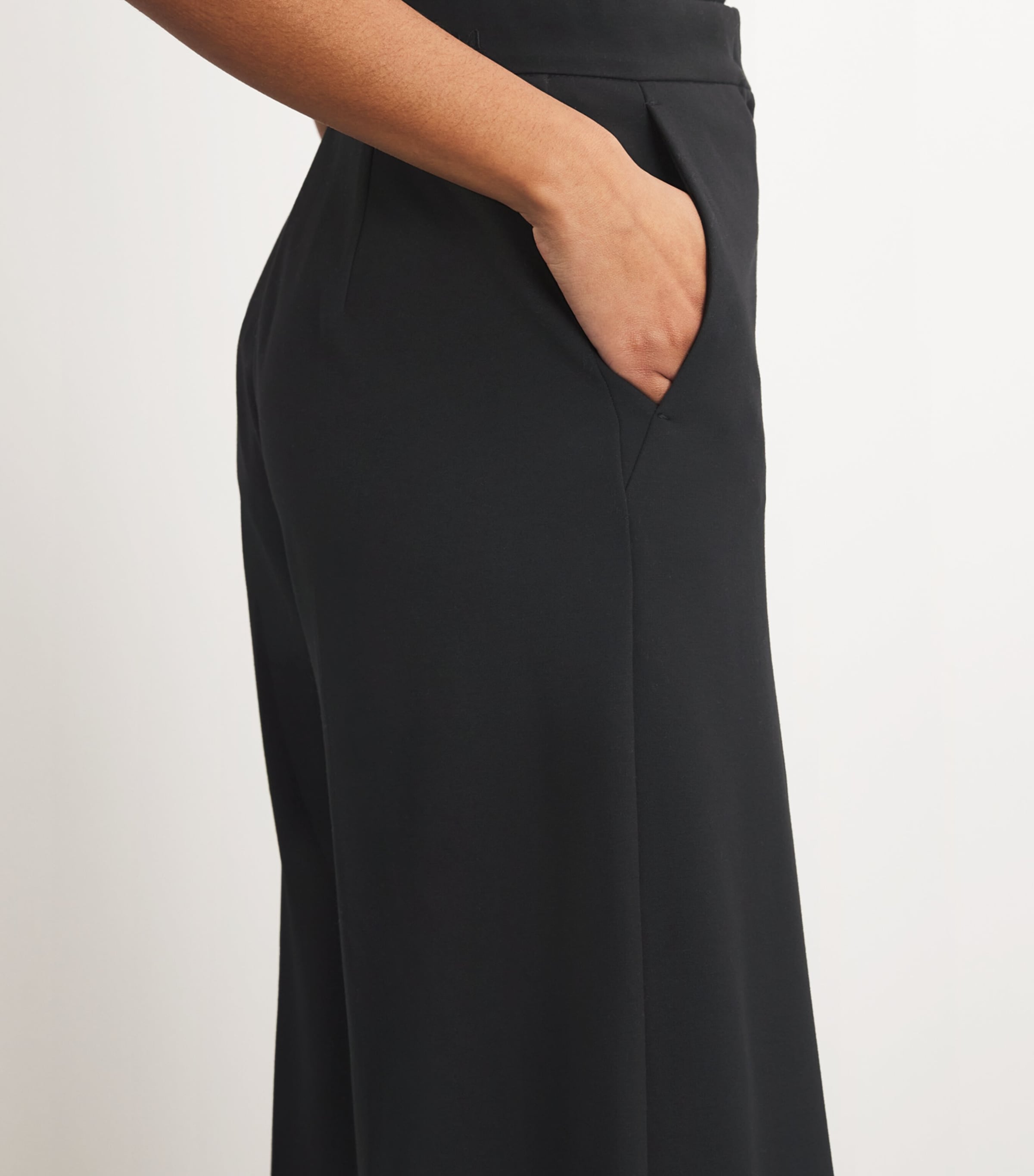 パンツ Max Mara Wide-Leg Trousers With Tailored Silhouette Max Mara Jersey Wide-Leg Trousers | Harrods US
