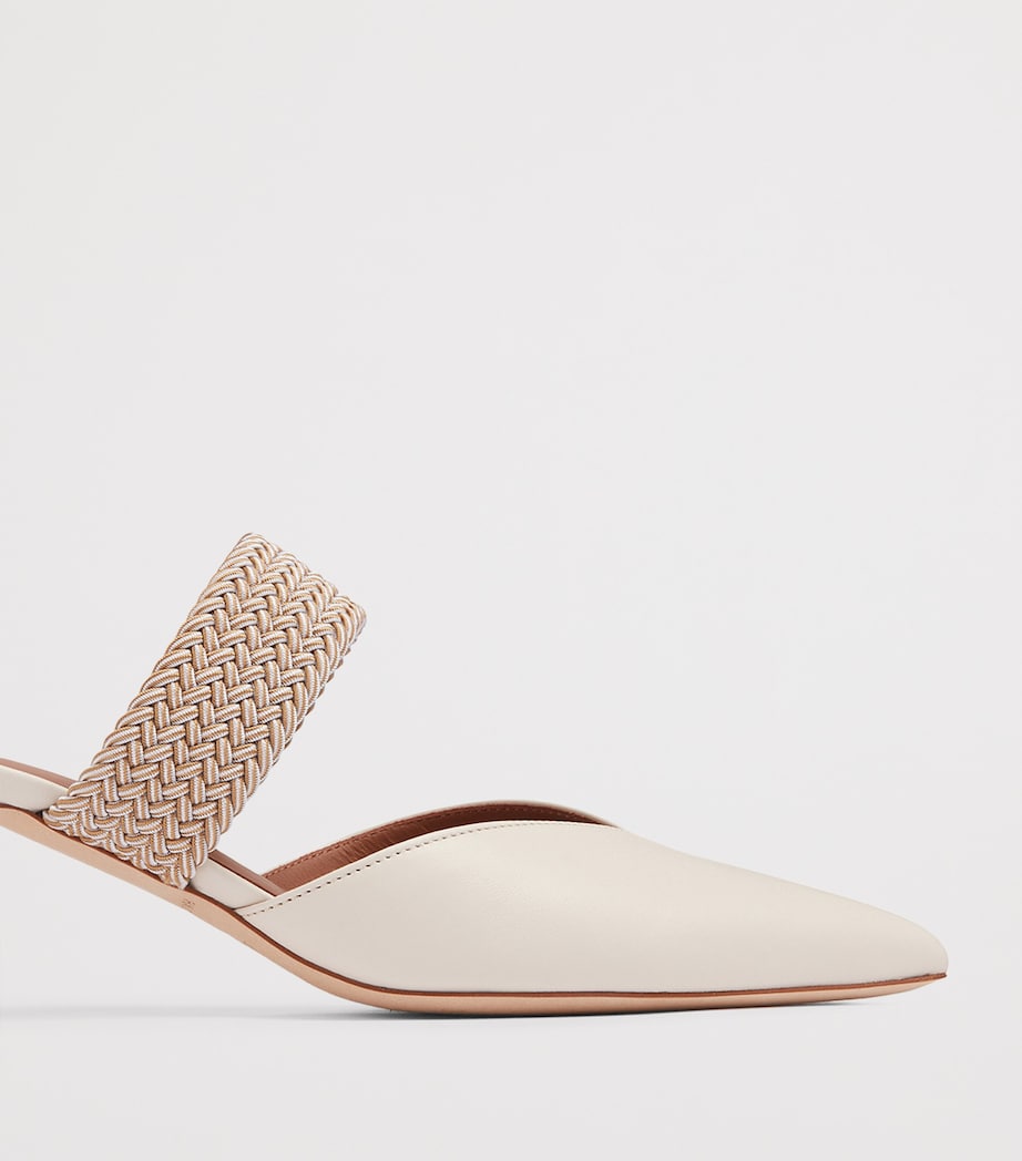 Leather Maisie Mules 45 CREAM Image 5