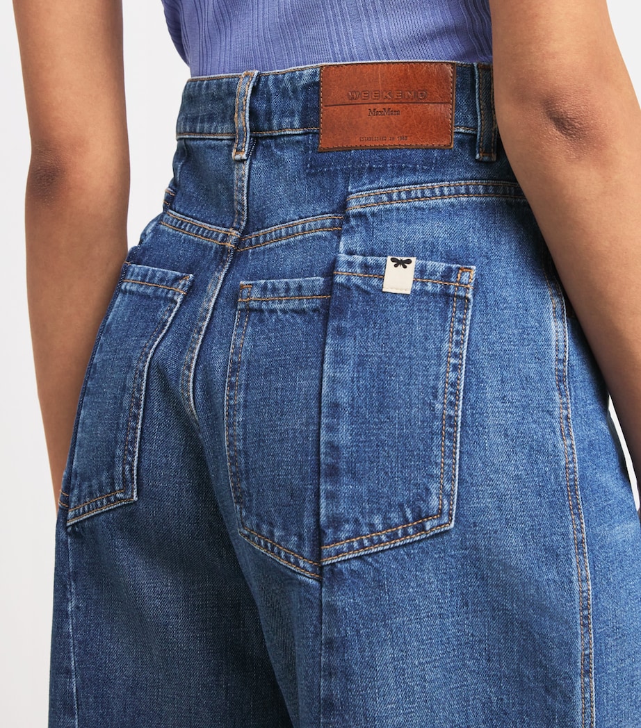 Wide-Leg Jeans NAVY Image 6