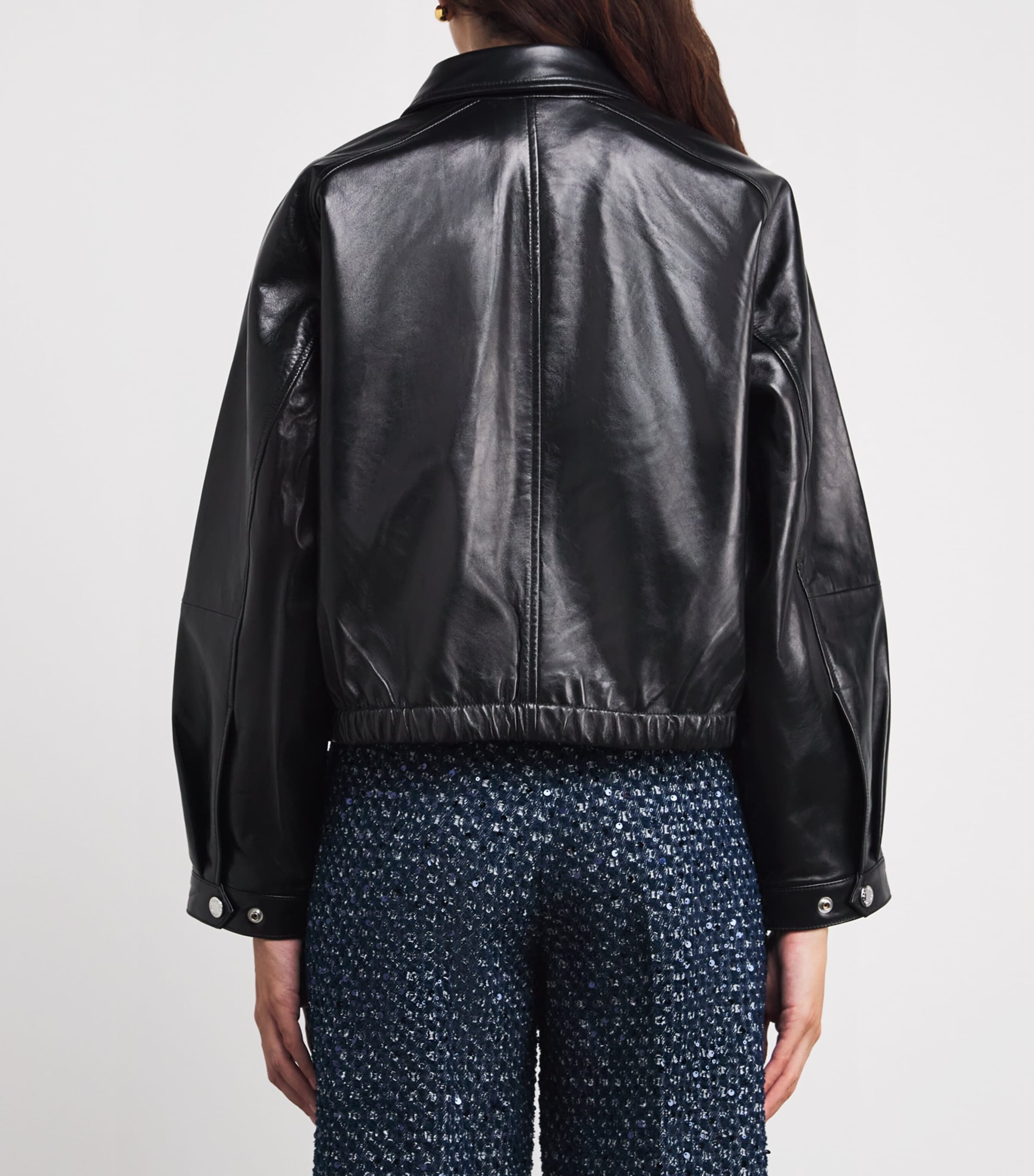 Leather Jacket BLACK Image 5