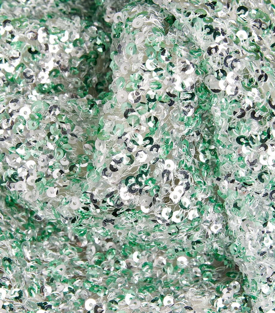 Sequin Poseidon Gown MINT SILVER Image 5