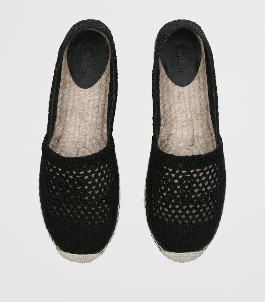 Crochet Isla Espadrilles BLACK Image 4