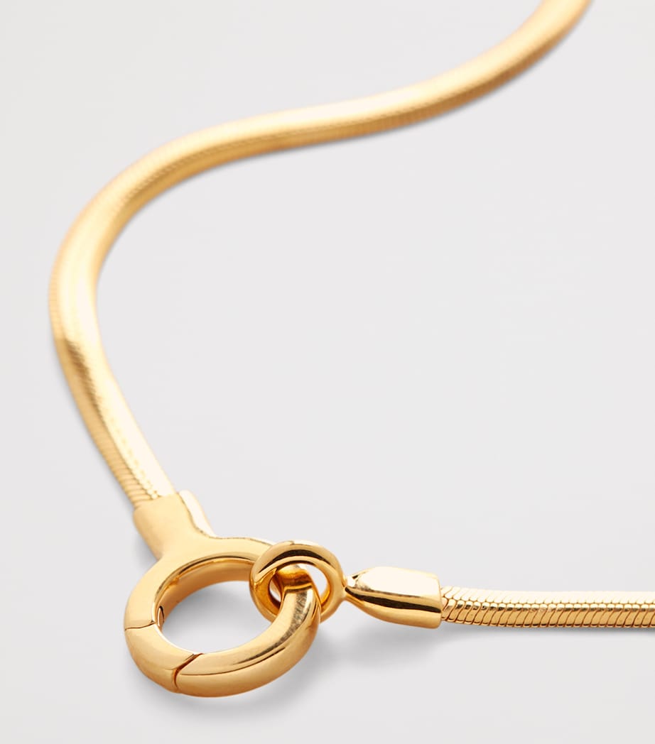 Gold Vermeil Snake Chain Necklace 18K GOLD VERMEIL Image 3