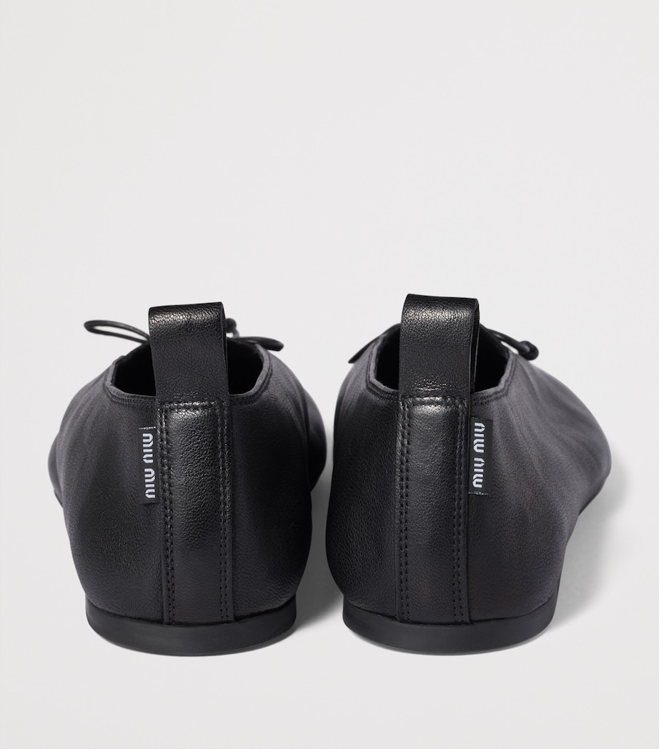 Leather Ballet Flats F0002 Image 4