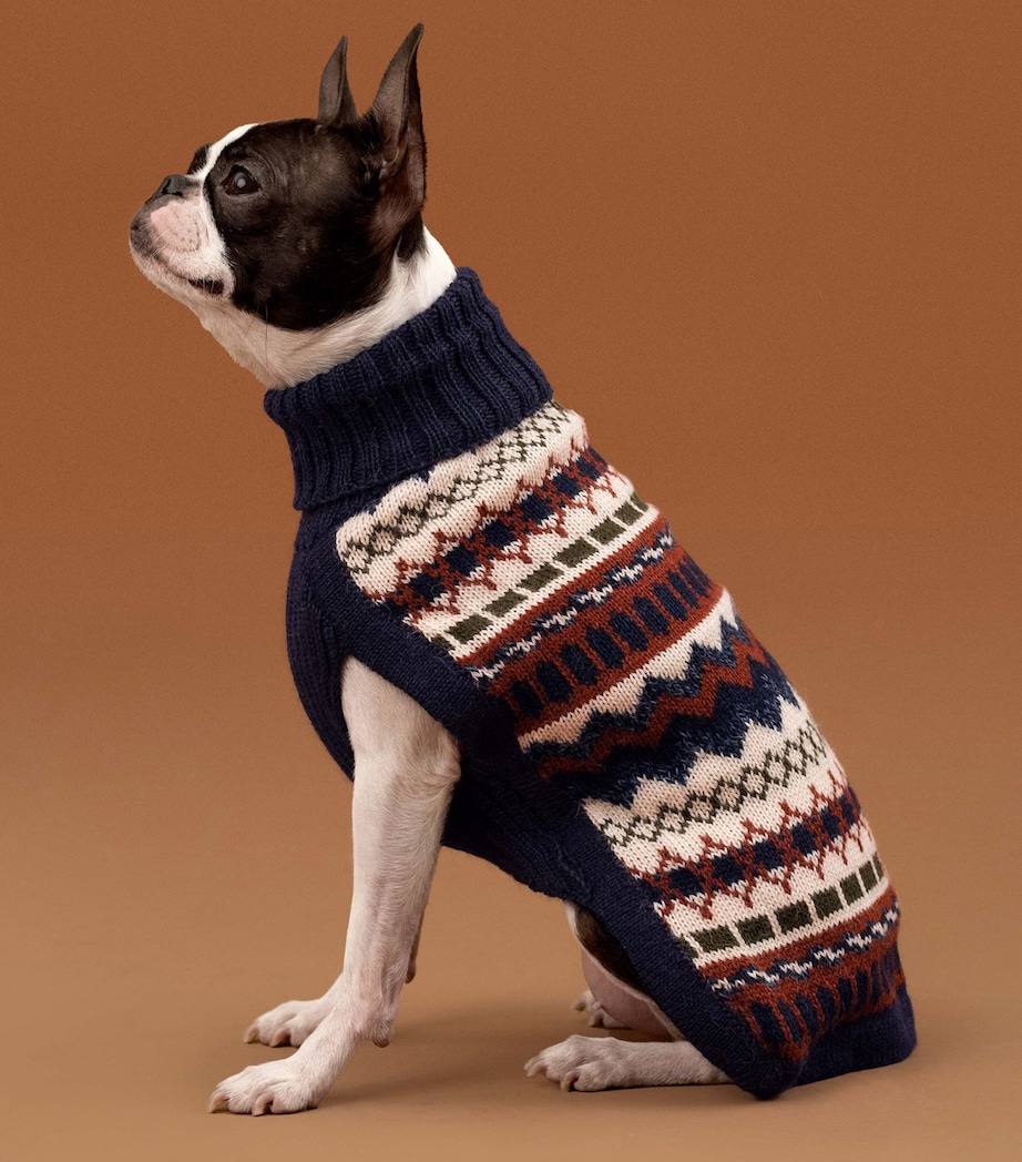 ALQO WASI Iceberg Bleau Melange Dog Sweater (XX-Small) Iceberg Bleu Melange Image 2