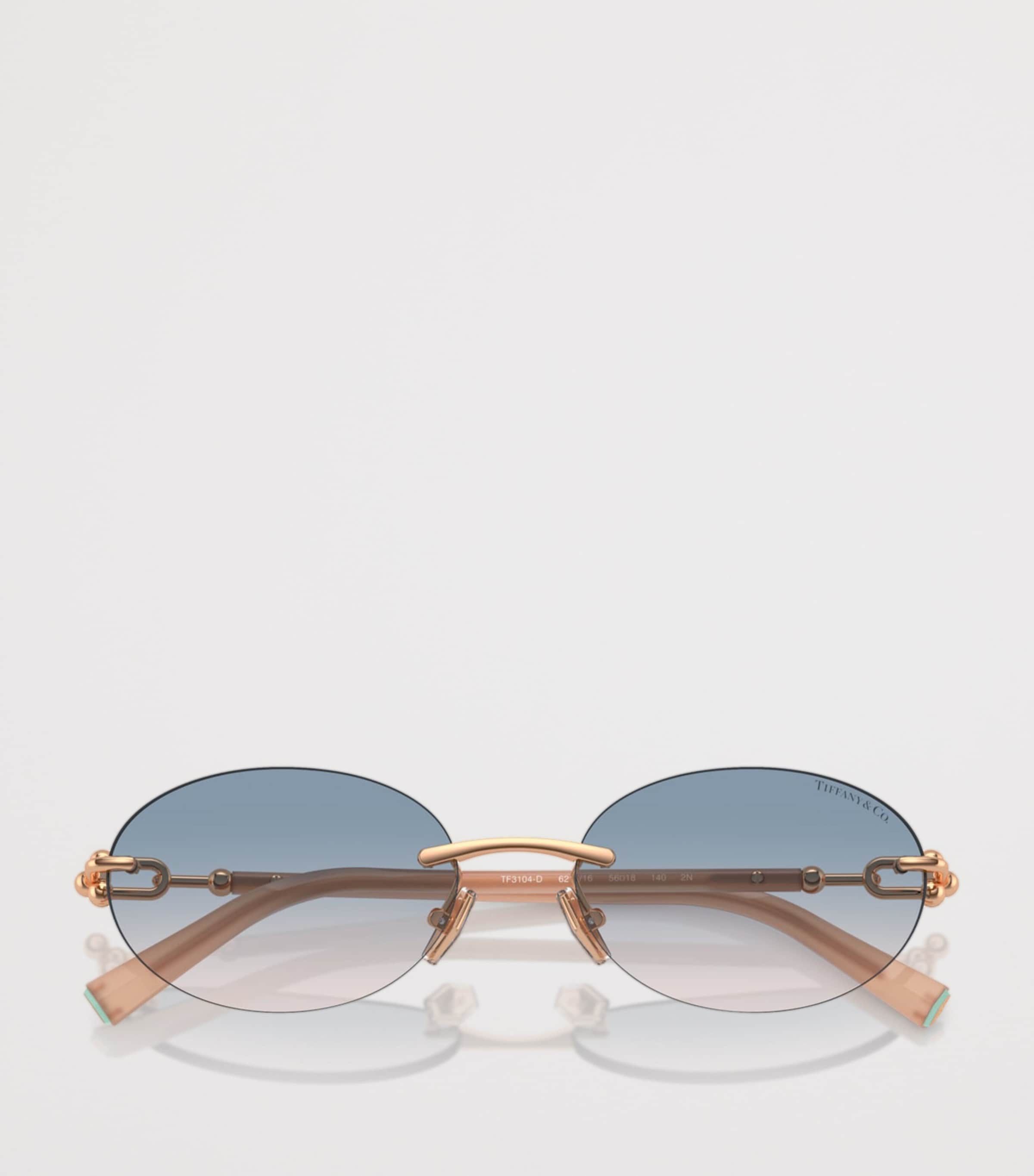 Metal Oval TF3104D Sunglasses 621716 Image 5