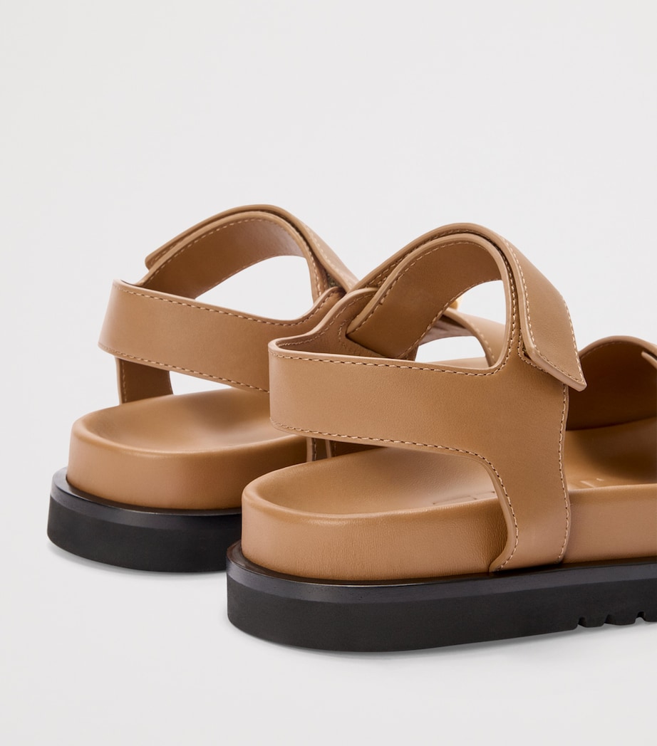 Leather Pebble Fussbett Sandals OAK Image 5
