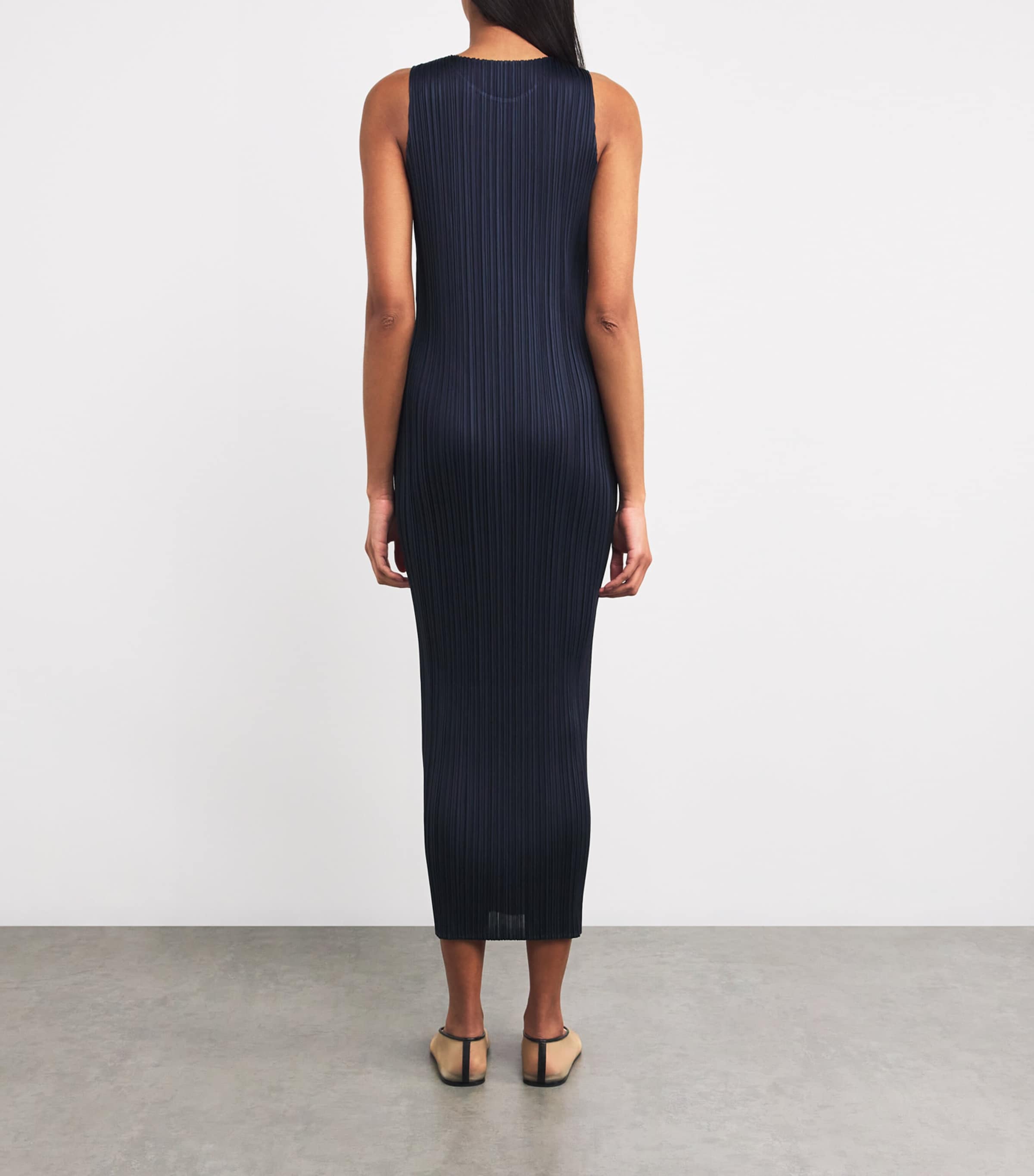 Pleats Please Issey Miyake New Colorful Basics 4 Midi Dress