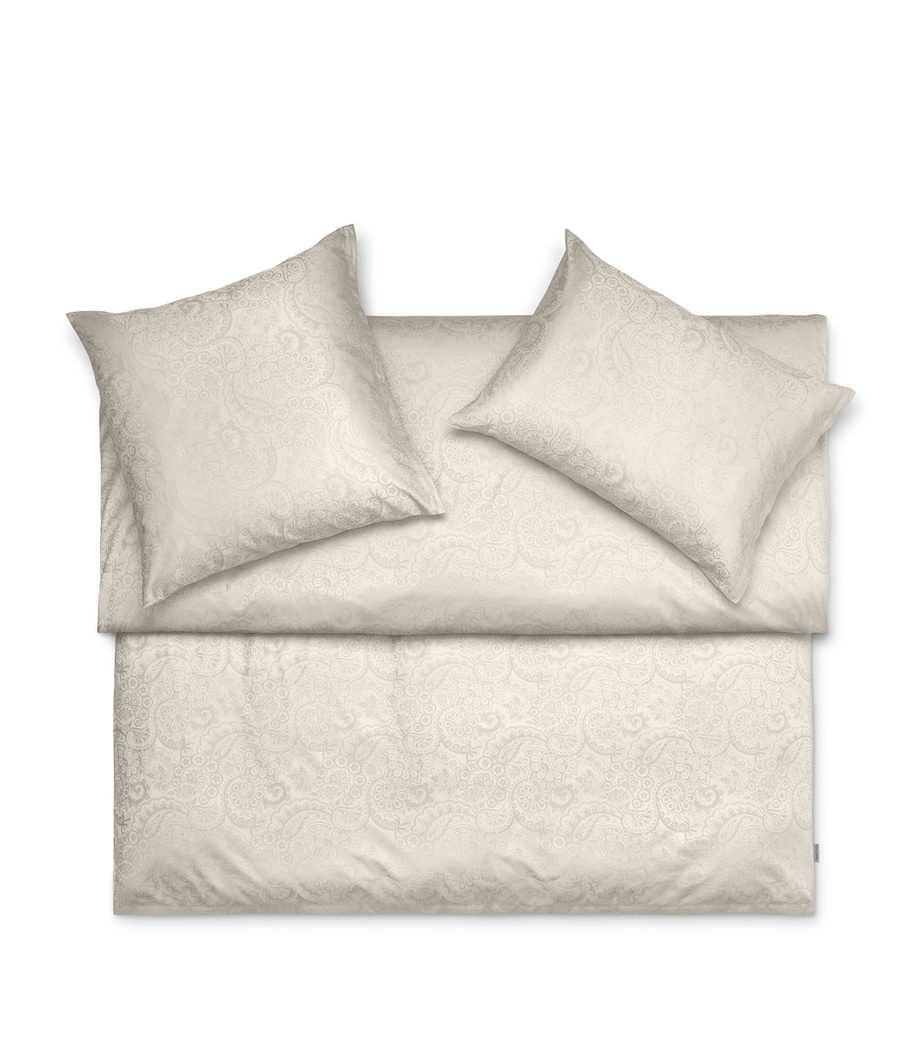 Schlossberg Paisley Talis Oxford Pillowcase (50cm x 75cm) Ecru Image 1