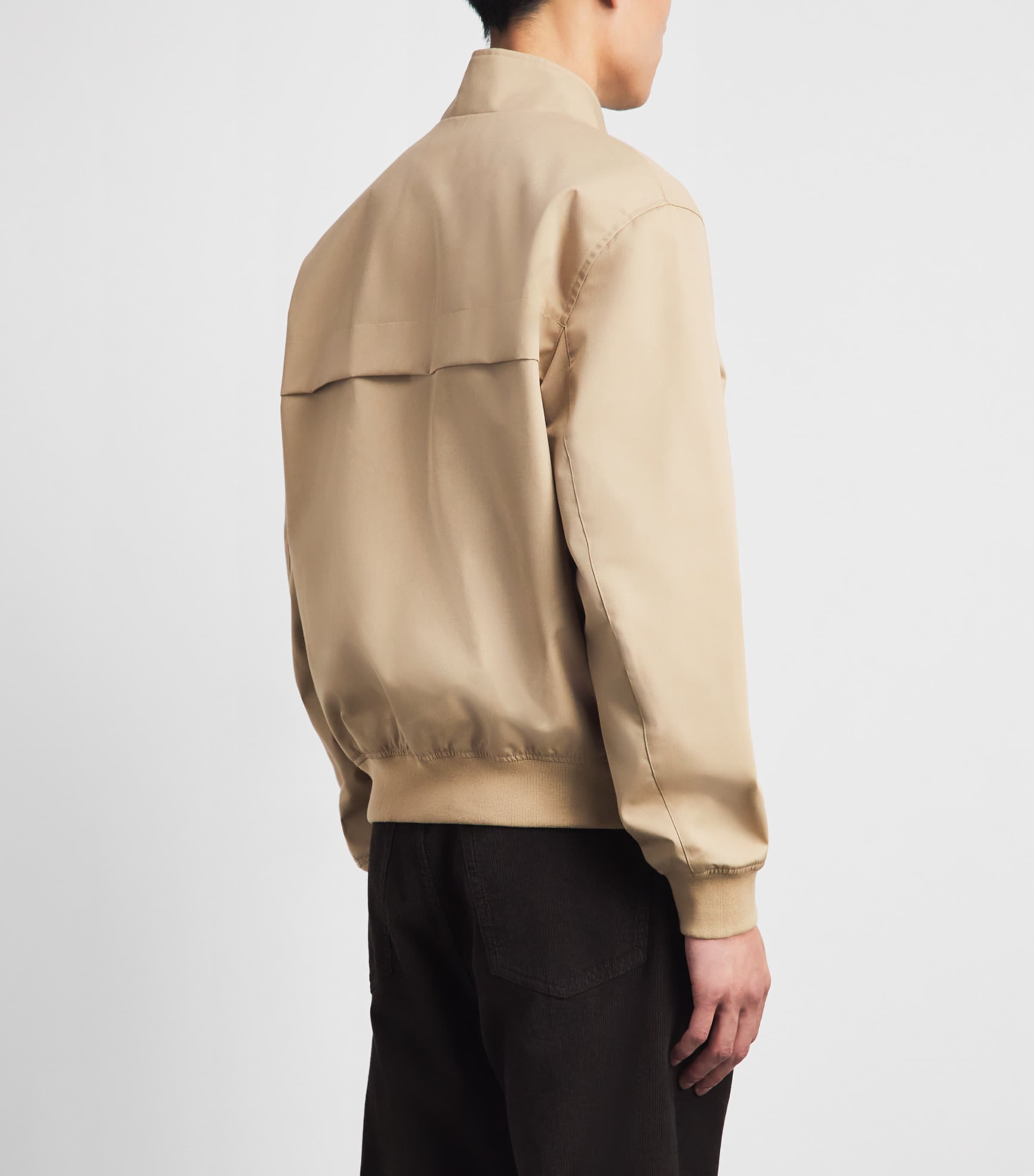Lacoste Mens Twill Water-Repellent Harrington Jacket Viennese Image 5