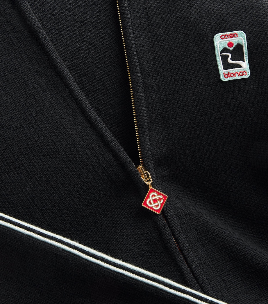 Merino Track Jacket BLACK Image 5